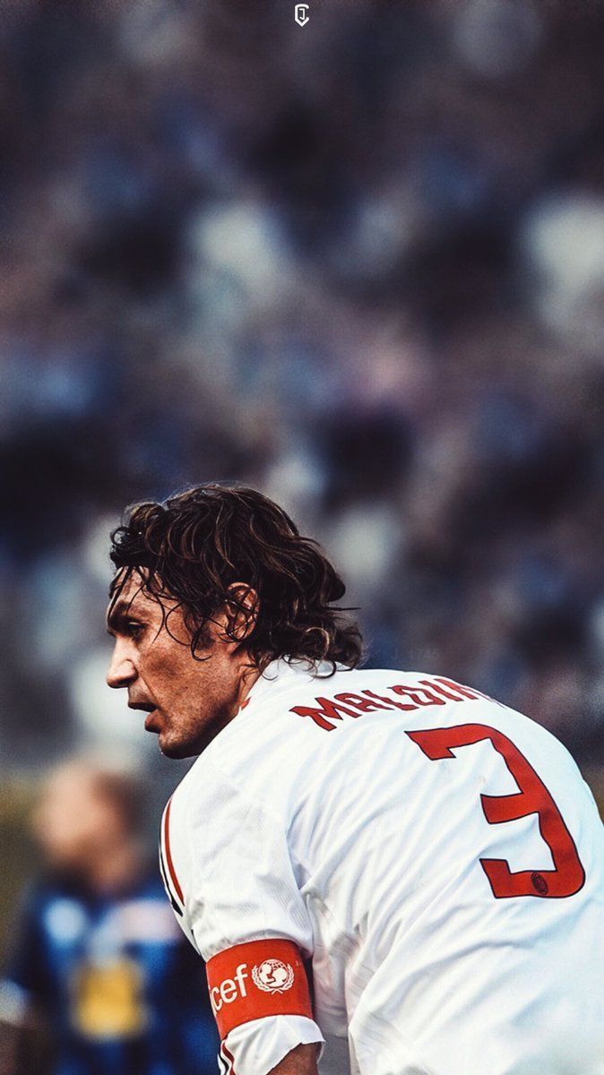 674x1200 Maldini Wallpaper | Paolo maldini, Milan football, Ac milan Wallpaper