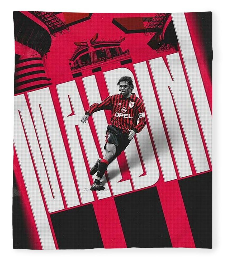 860x1000 Paolo Maldini wallpaper Fleece Blanket by Giya Tinah - Pixels Wallpaper