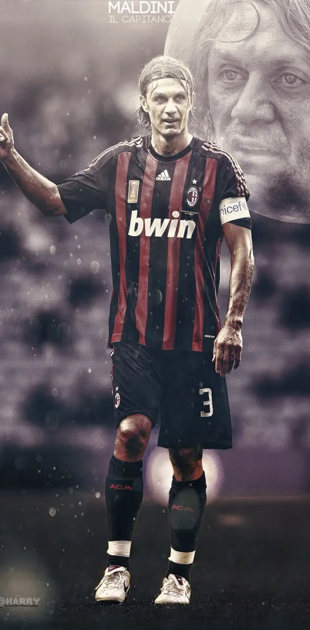 630x1280 Paolo Maldini wallpaper by harrycool15 - Download on ZEDGE™ | 6e69 Wallpaper