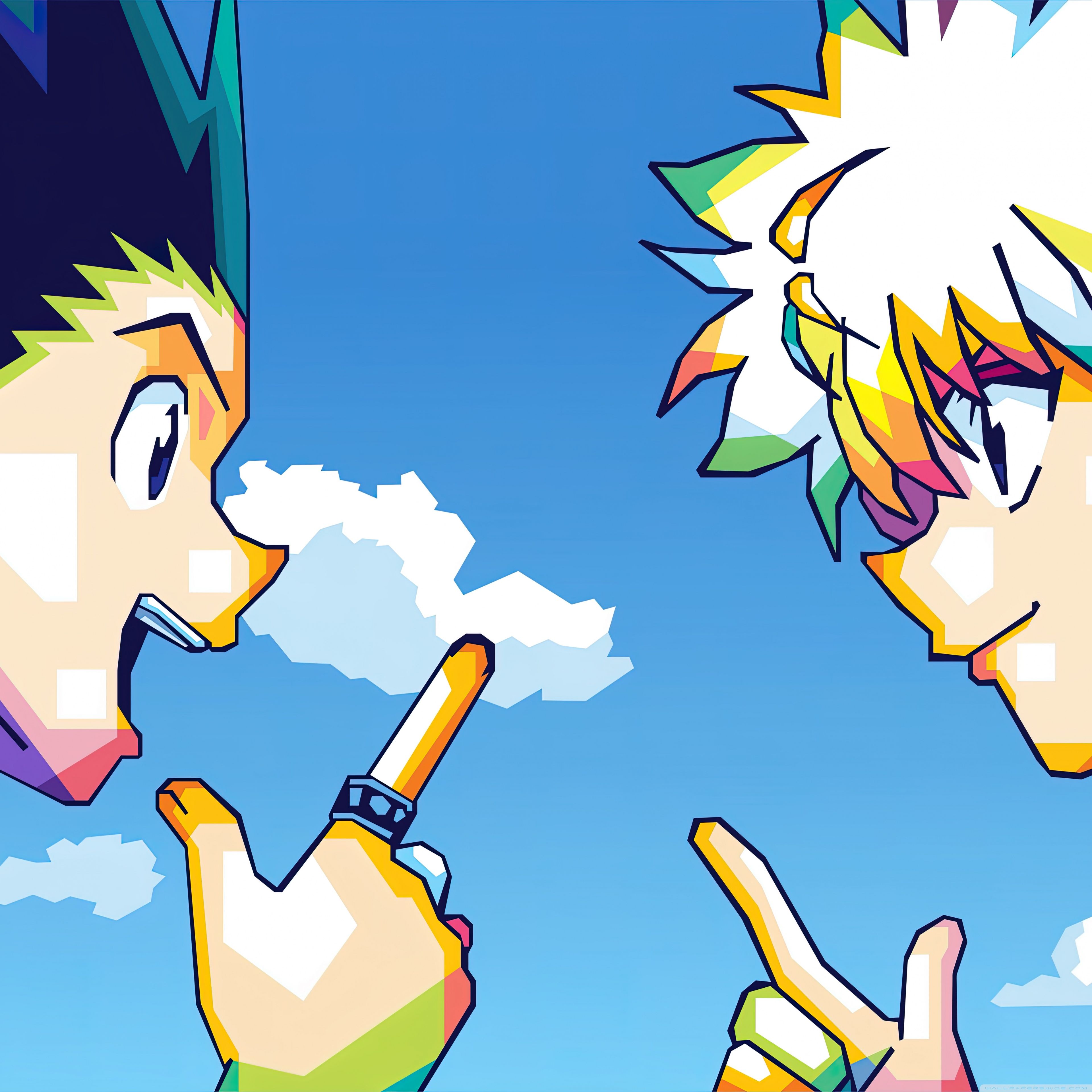 Gon And Killua Wallpapers 4k Hd Gon And Killua Backgrounds On Wallpaperbat