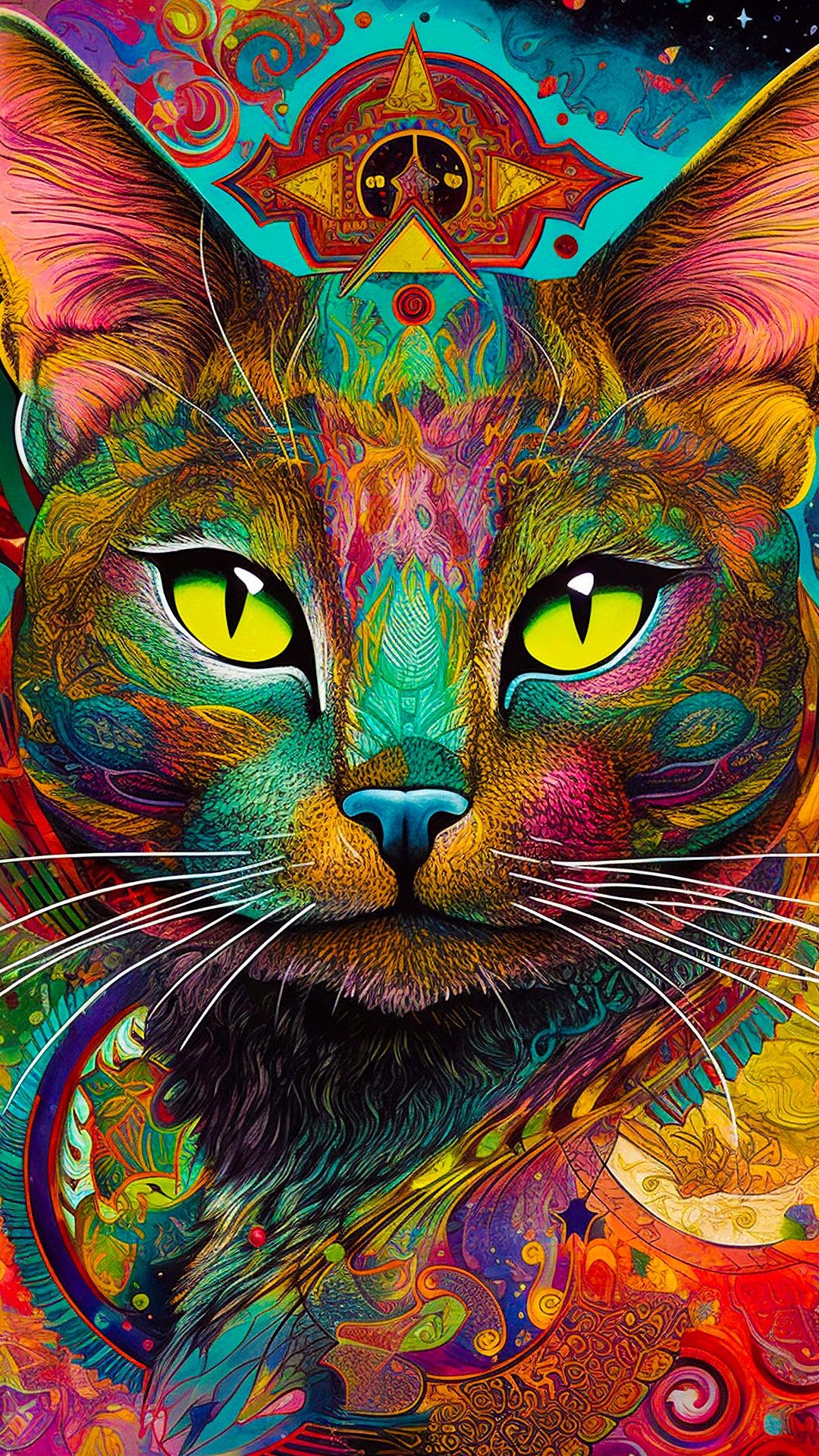 Cat Art Wallpapers - 4k, HD Cat Art Backgrounds on WallpaperBat