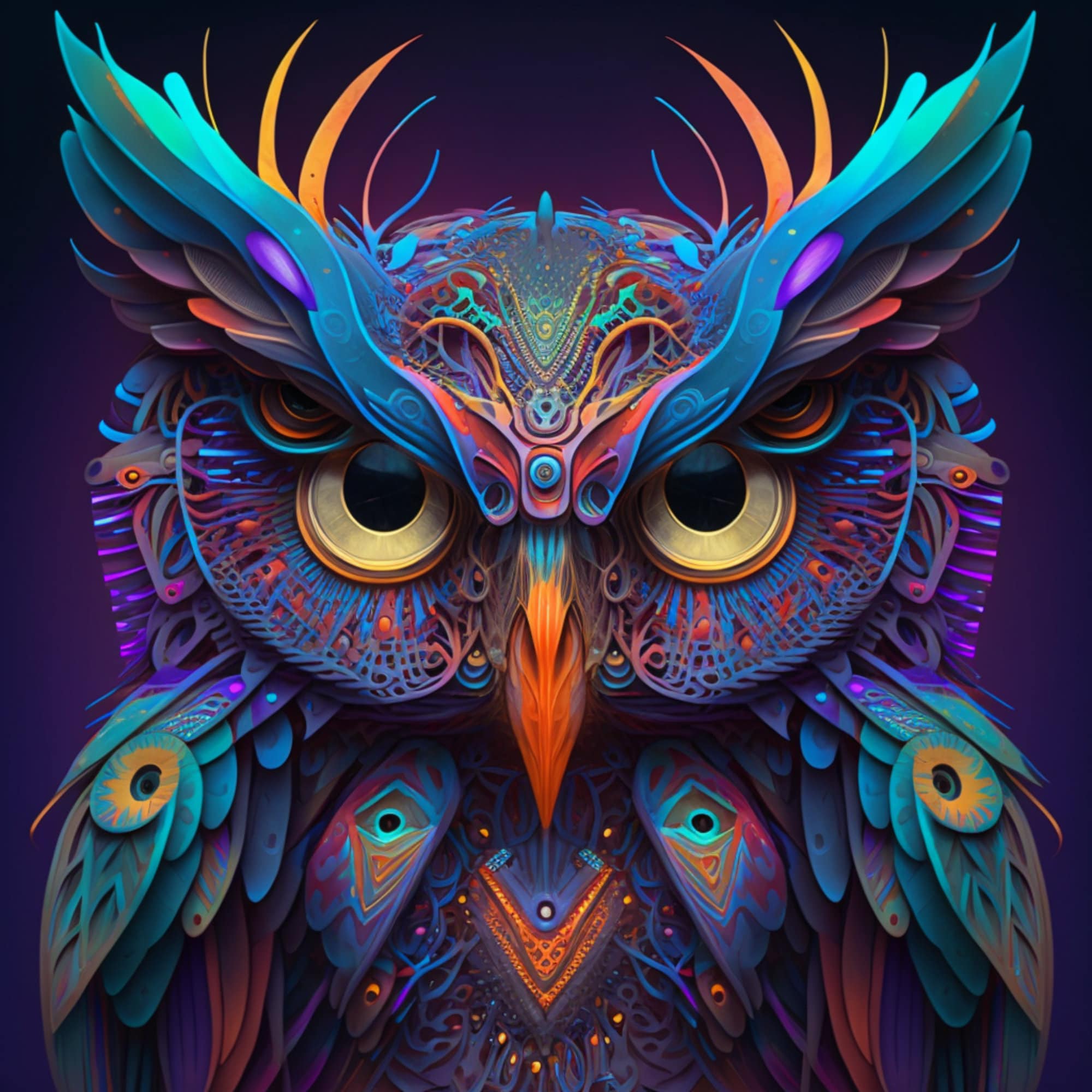 Owl Art Wallpapers - 4k, HD Owl Art Backgrounds on WallpaperBat