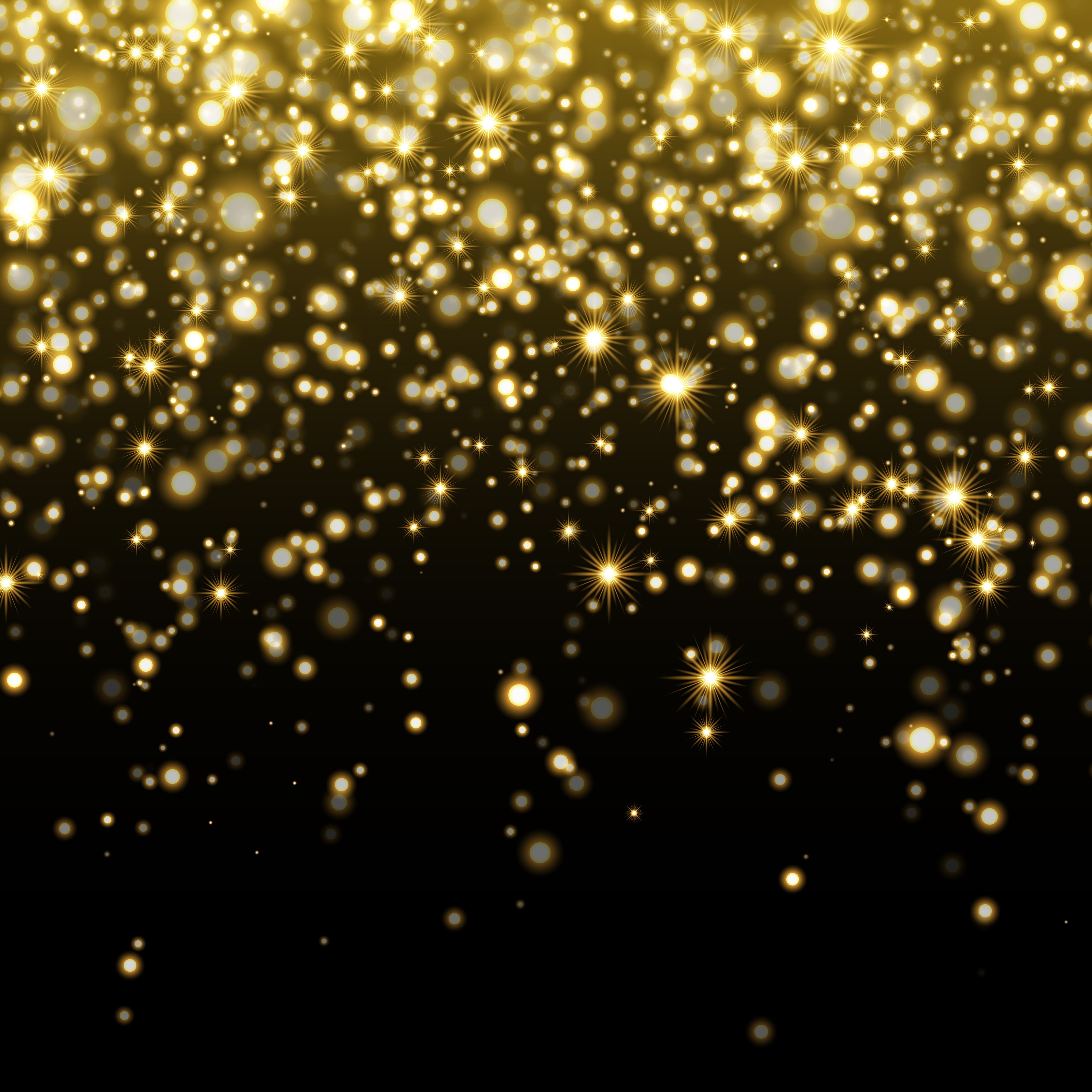 Black and Gold Stars Wallpapers - 4k, HD Black and Gold Stars ...