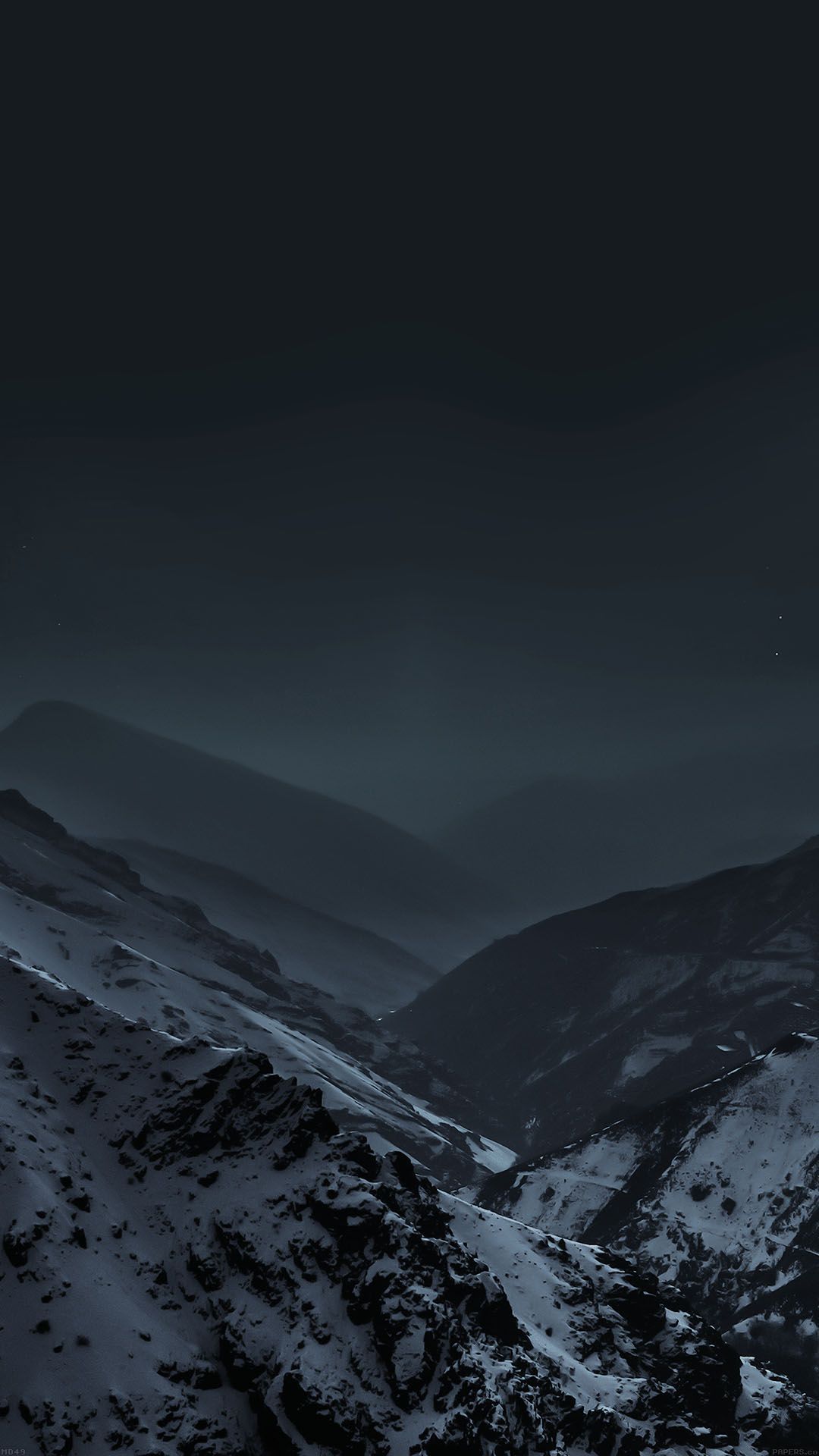 1080x1920 iPhone Wallpaper | Sky, Black, Mountainous landforms, Mountain ... Wallpaper