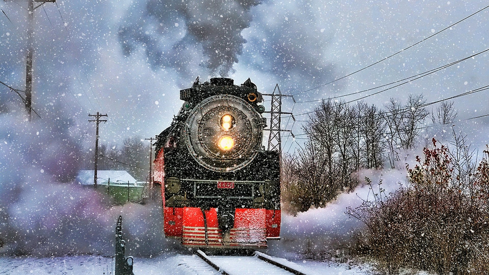 Christmas Train Desktop Wallpapers - 4k, HD Christmas Train Desktop ...