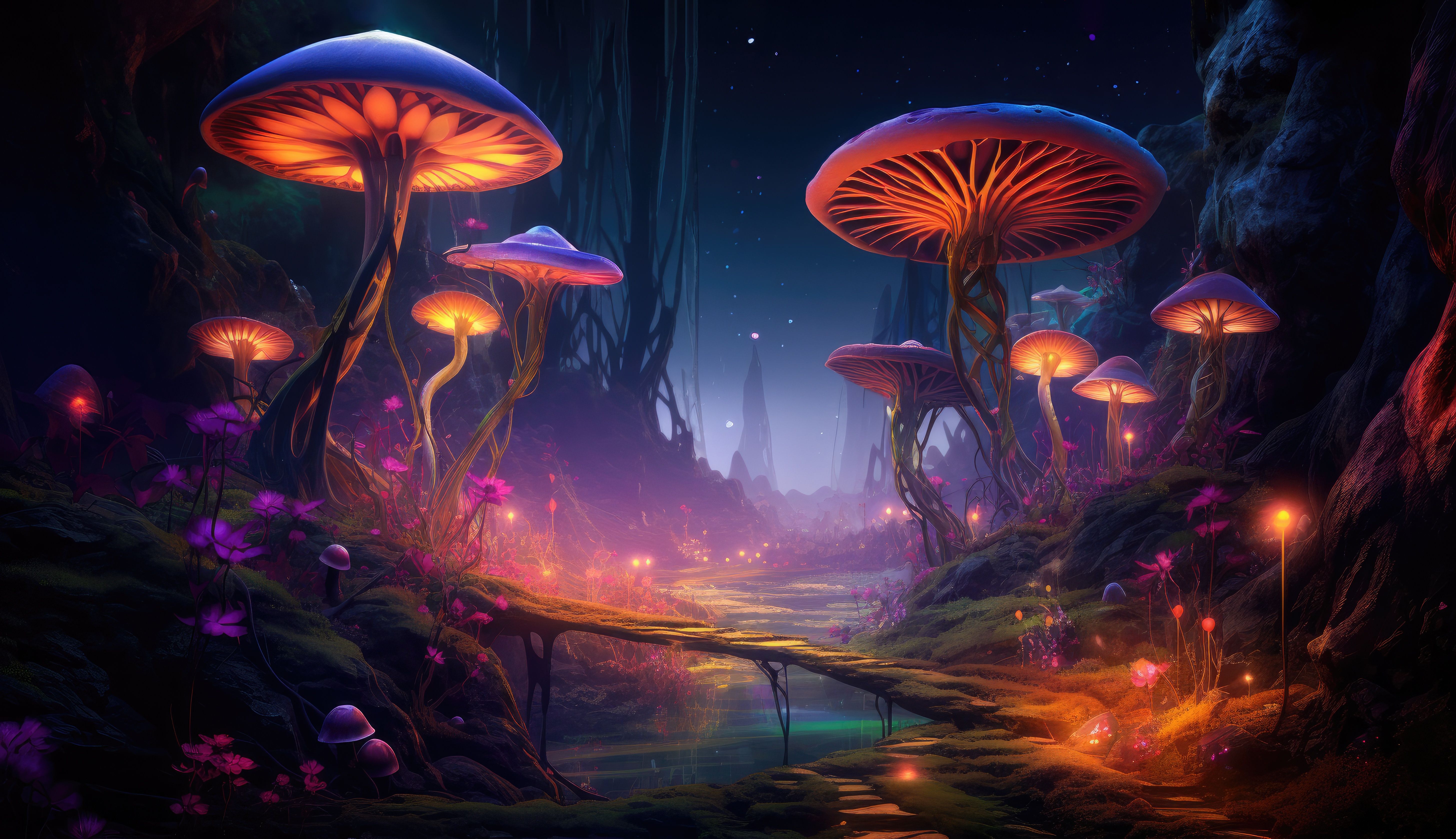 Mushrooms Wallpapers - 4k, HD Mushrooms Backgrounds on WallpaperBat