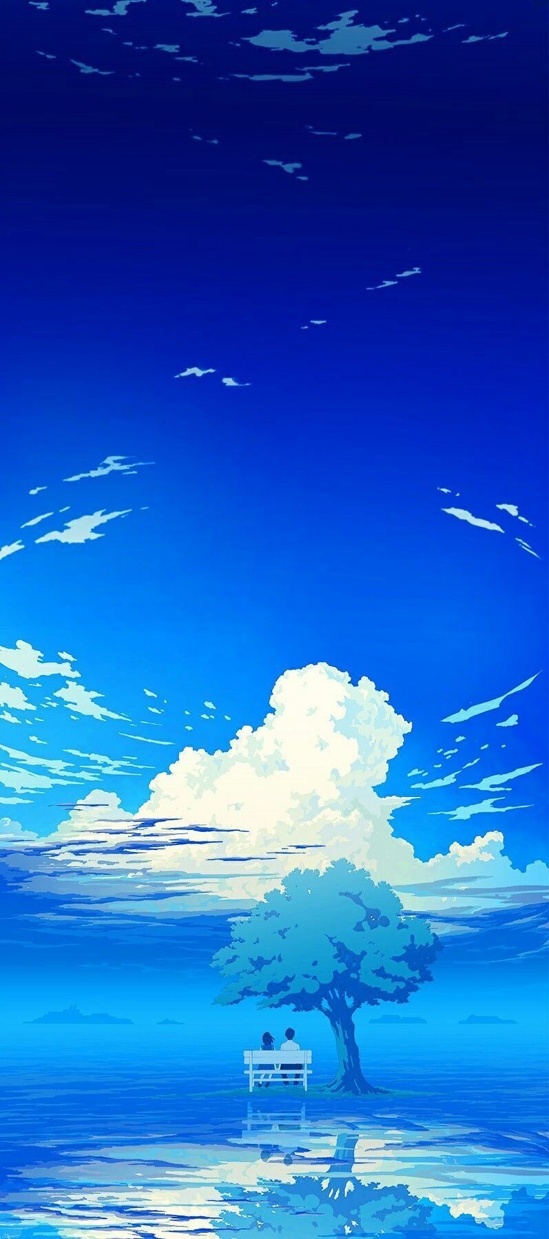 797x1799 Anime blue sky Wallpapers Download | MobCup Wallpaper