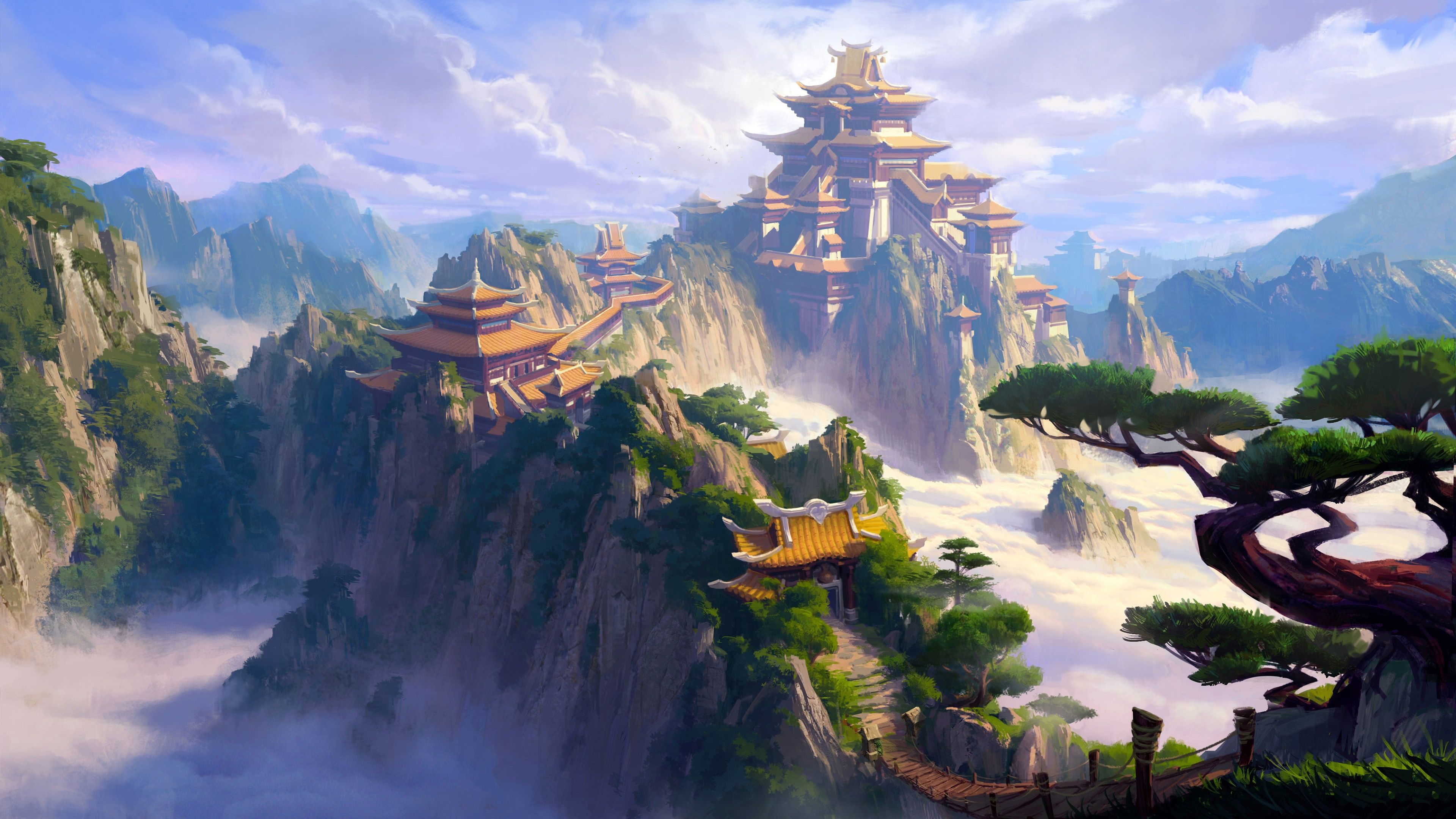 Chinese Fantasy Wallpapers K Hd Chinese Fantasy Backgrounds On Wallpaperbat