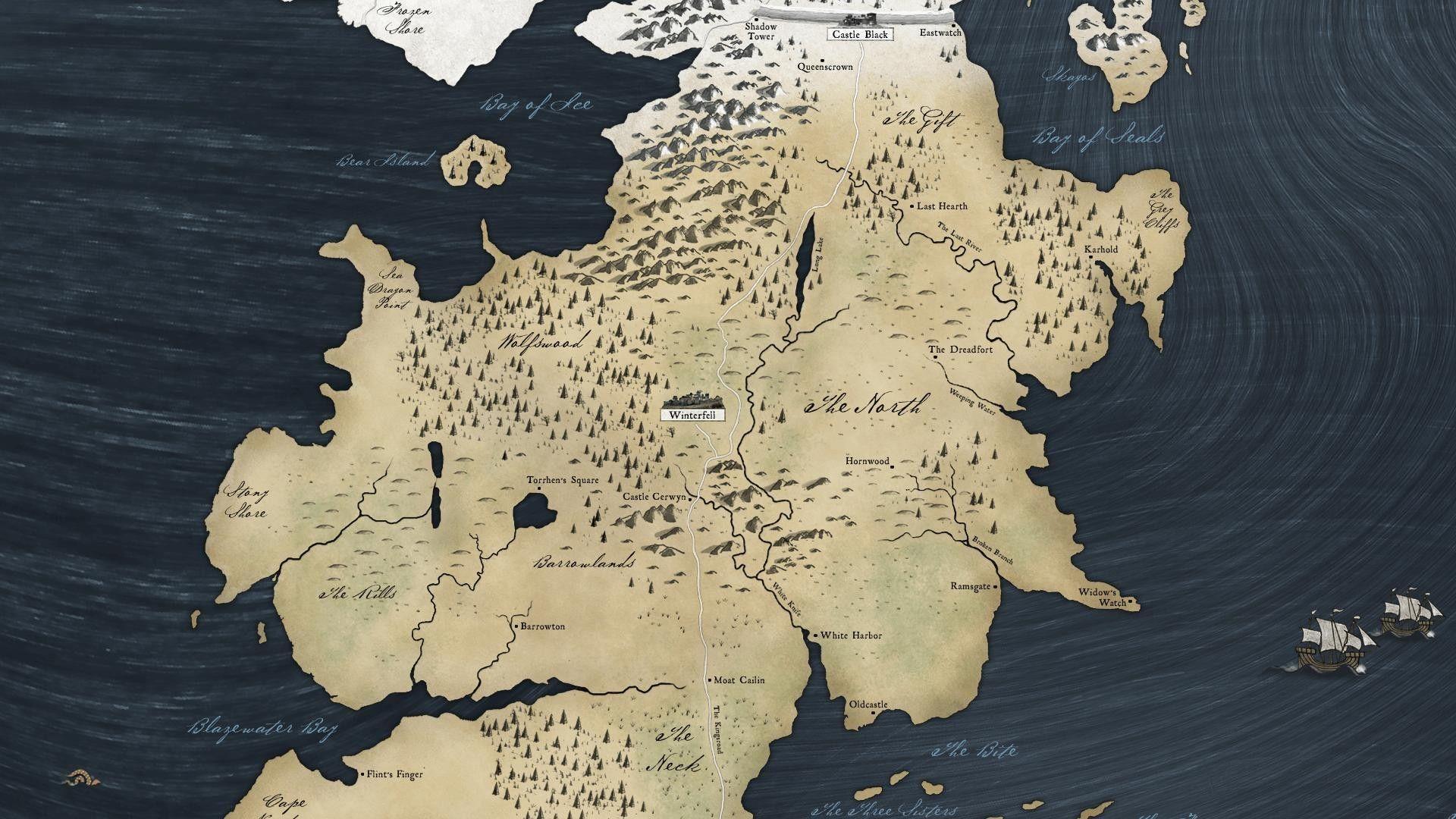 1920x1080 Game Of Thrones Map Wallpapers - Wallpaper Cave Wallpaper