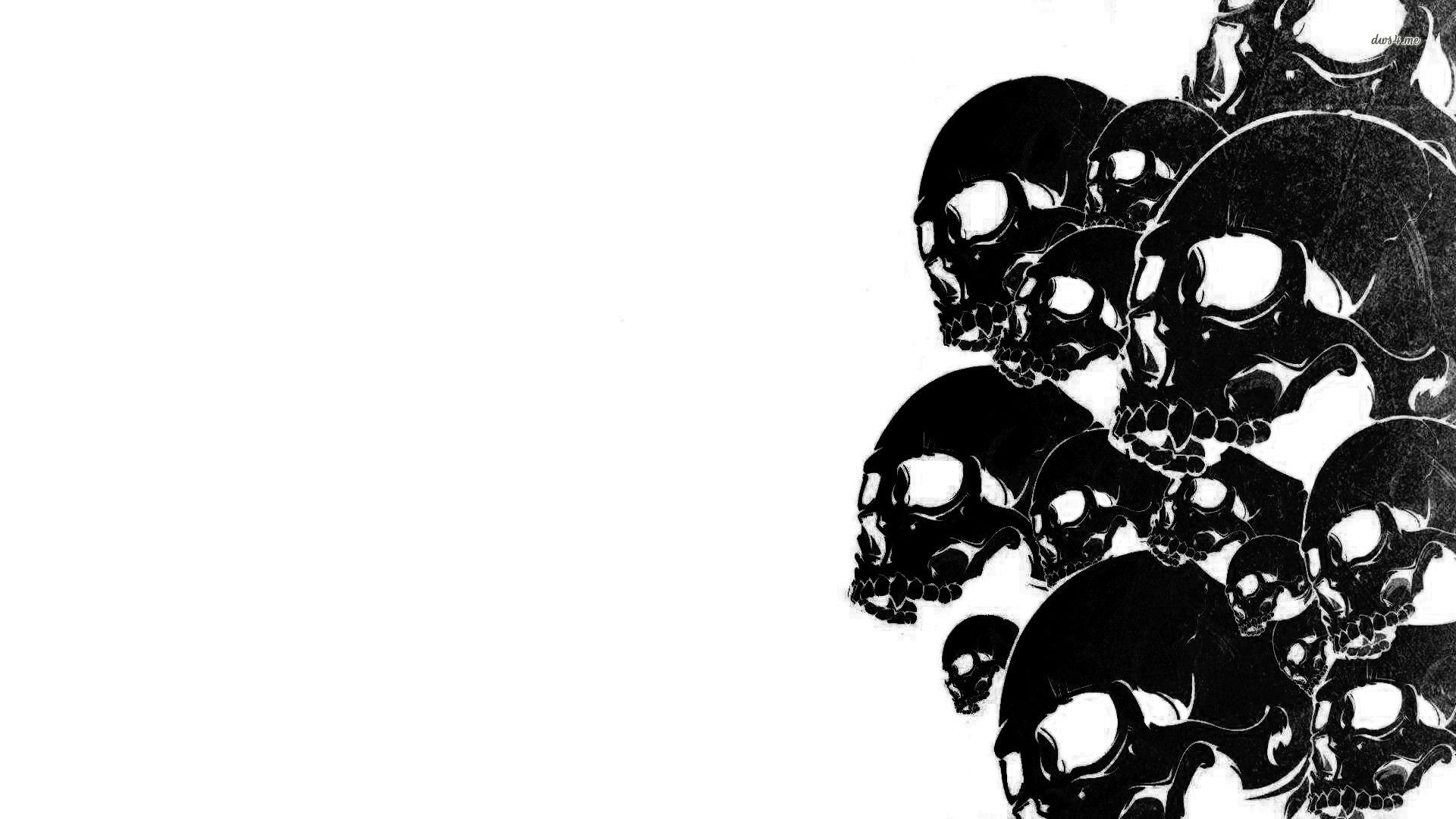 Black and White Skull Wallpapers - 4k, HD Black and White Skull ...