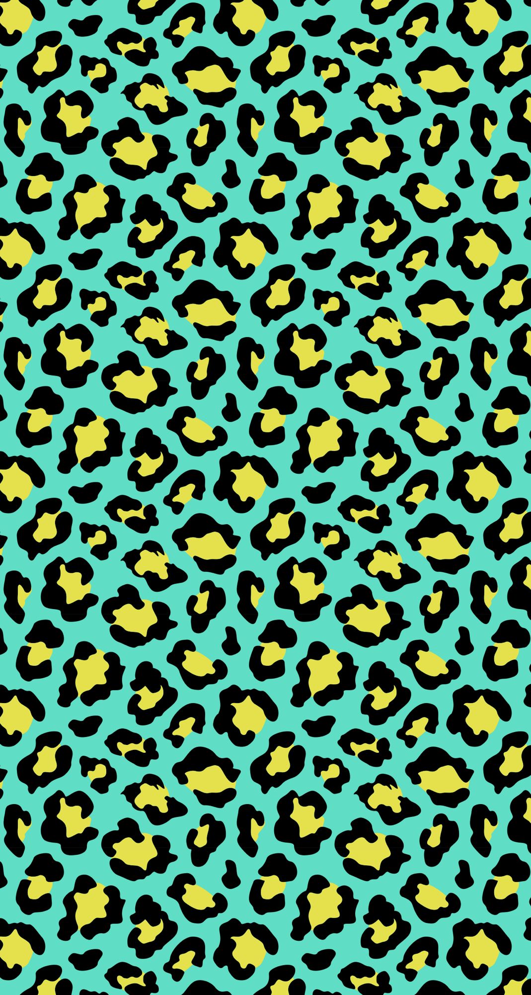 1069x2001 Cute Neon Animal Print Wallpapers on ... Wallpaper