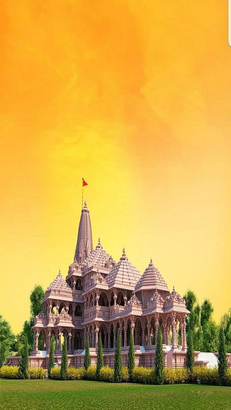 Ram Mandir Wallpapers - 4k, HD Ram Mandir Backgrounds on WallpaperBat