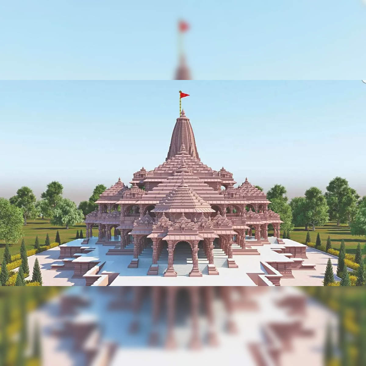 Ram Mandir Wallpapers - 4k, Hd Ram Mandir Backgrounds On Wallpaperbat