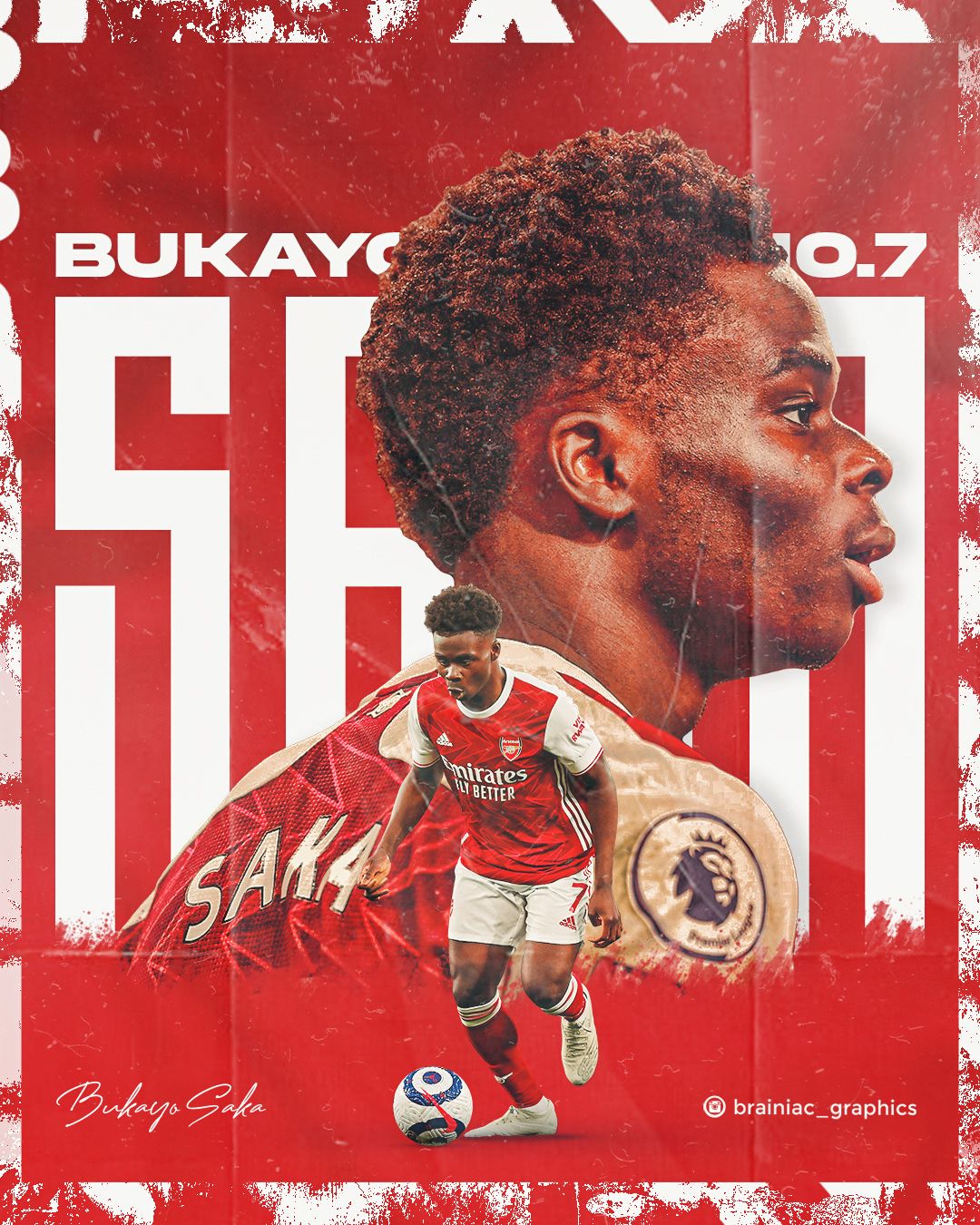 Bukayo Saka Wallpapers 4k Hd Bukayo Saka Backgrounds On Wallpaperbat