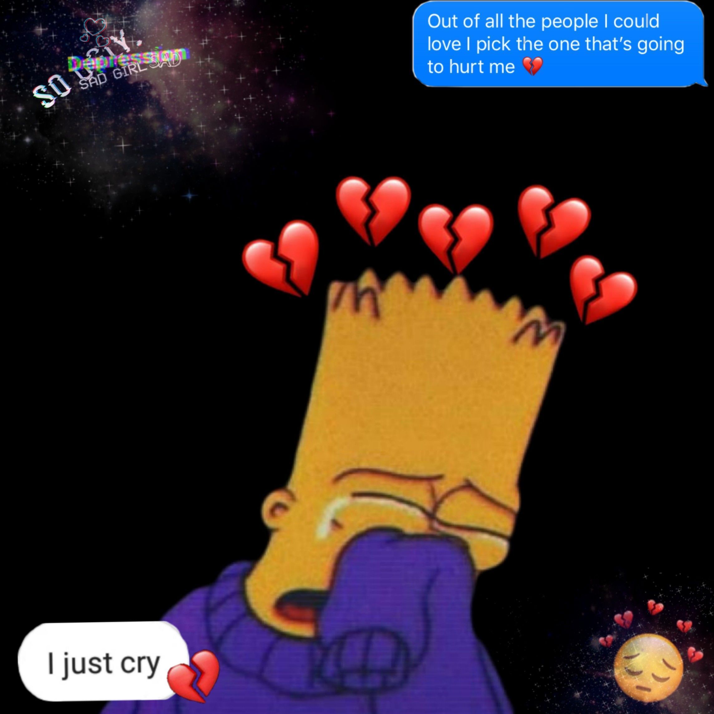 these sad Bart quotes are just cringe : r/im14andthisisdeep