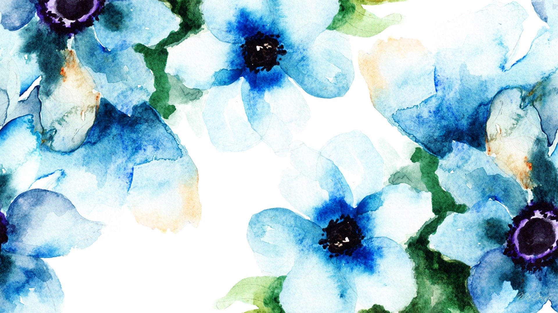 Watercolor Floral Desktop Wallpapers K Hd Watercolor Floral Desktop Backgrounds On Wallpaperbat