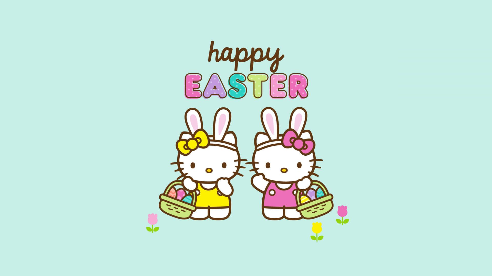 Hello Kitty Easter Wallpapers - 4k, HD Hello Kitty Easter Backgrounds ...