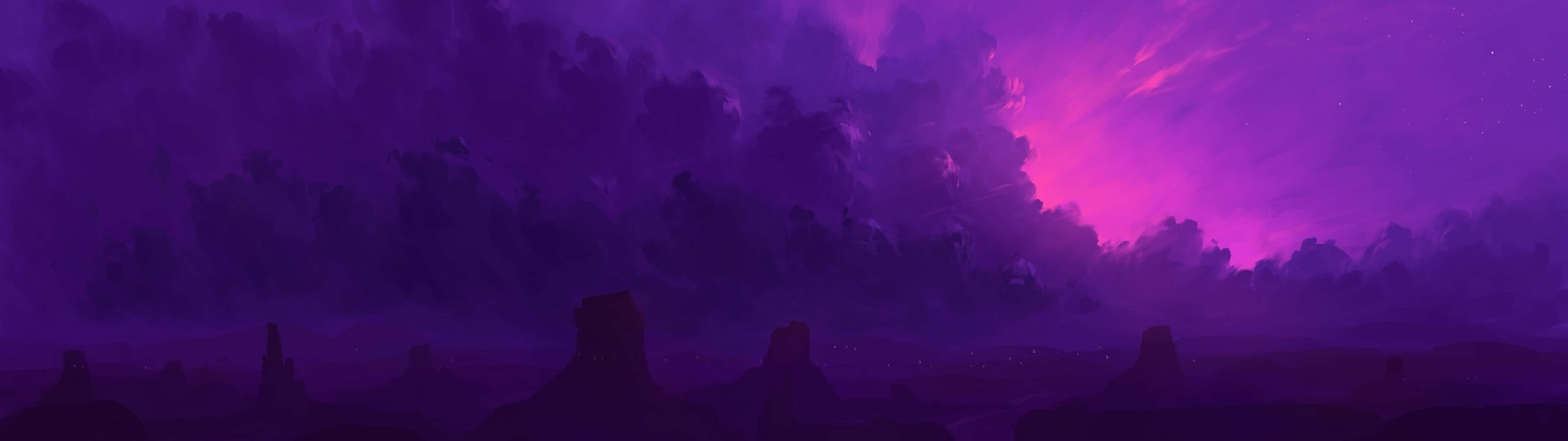 Purple Dual Monitor Wallpapers - 4k, HD Purple Dual Monitor Backgrounds ...