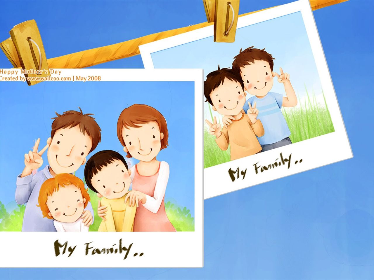 Family Cartoon Wallpapers - 4k, HD Family Cartoon Backgrounds on ...