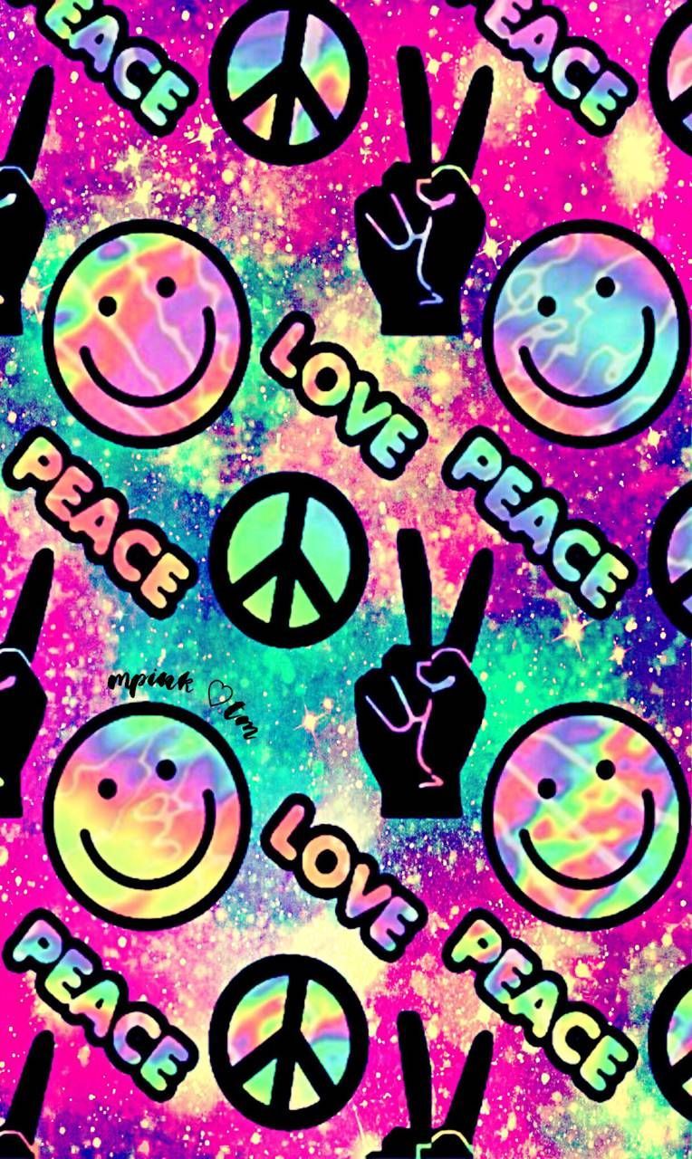 764x1280 Love and Peace Galaxy Wallpaper #androidwallpaper #iphonewallpaper on WallpaperBat