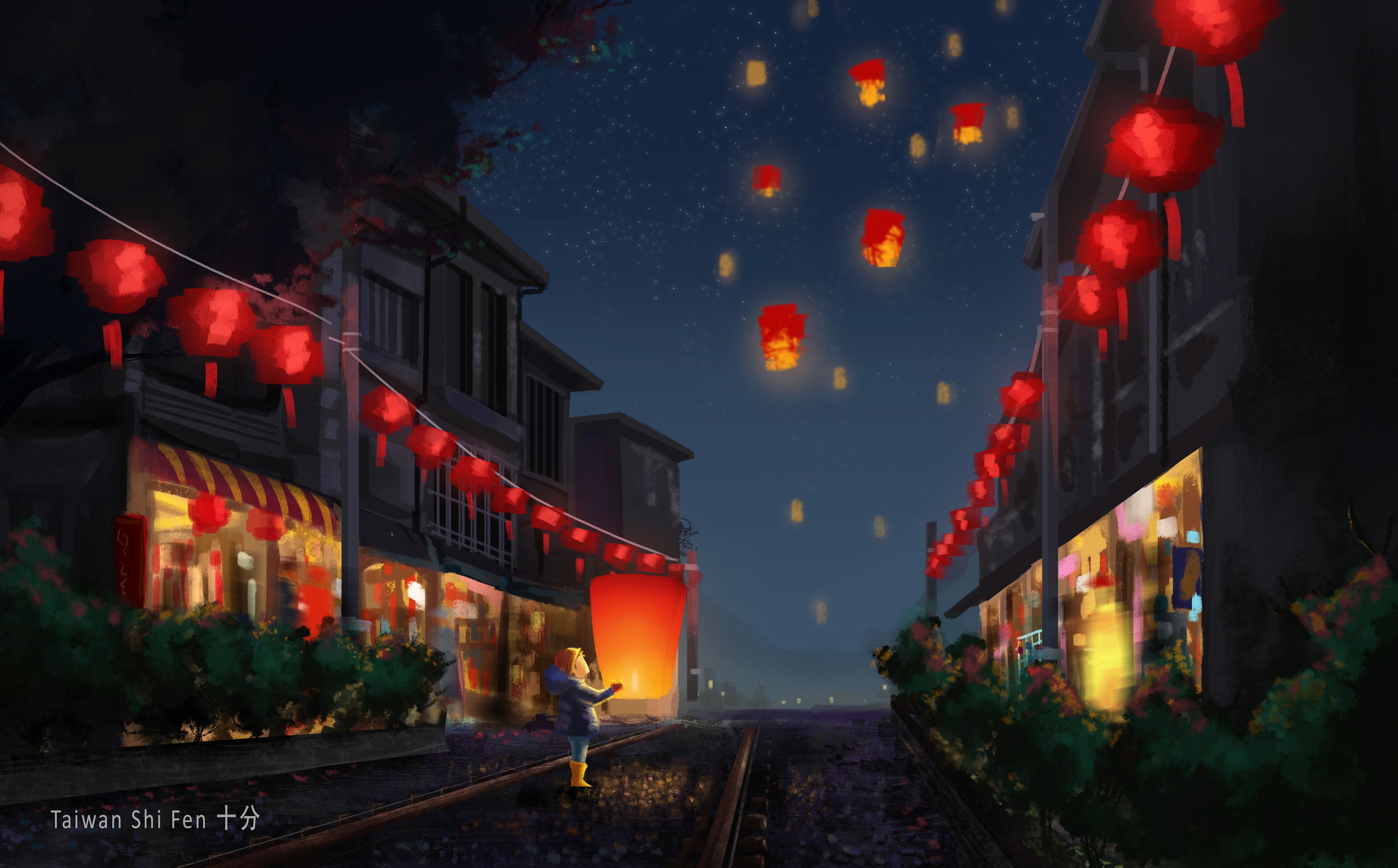 chinese new year cartoon background