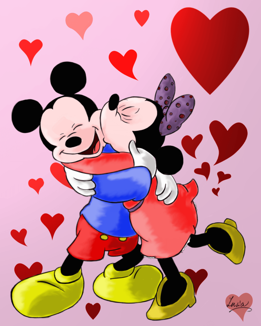 900x1125 Mickey Mouse Love Wallpaper, Picture on WallpaperBat