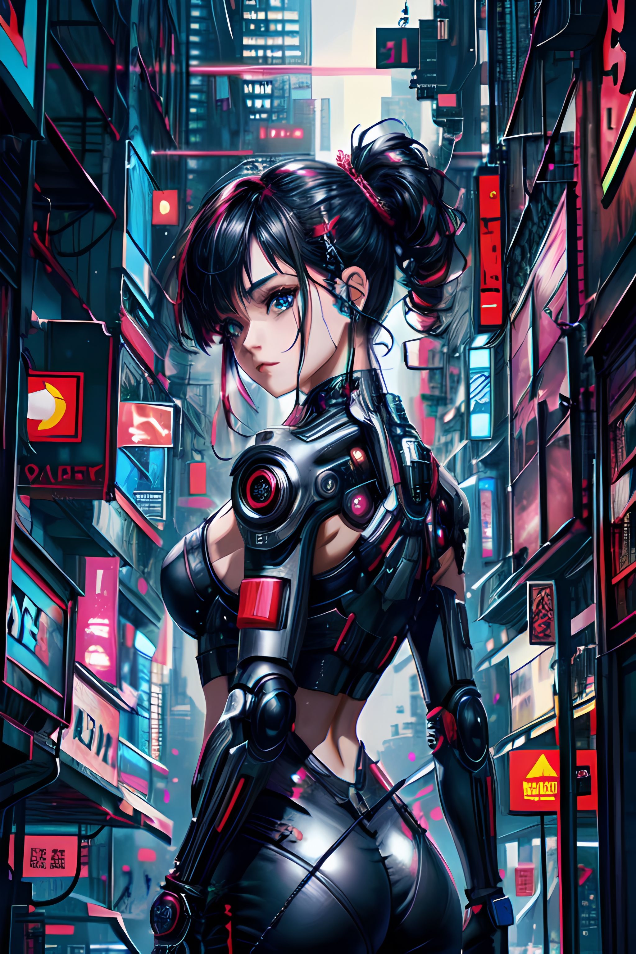 Cyberpunk Girl Wallpapers - 4k, HD Cyberpunk Girl Backgrounds on ...