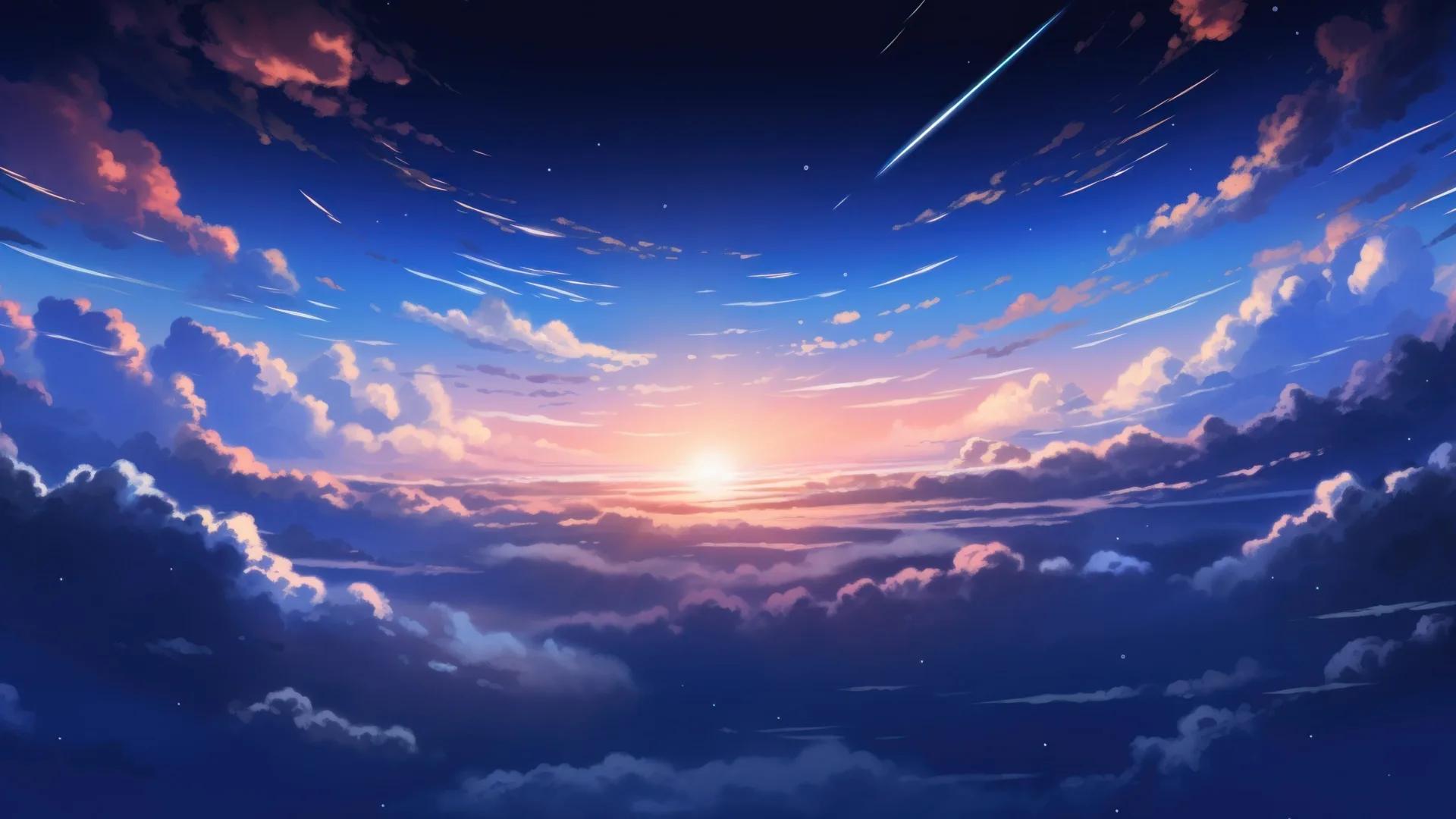 Anime Sunset PC Wallpapers - 4k, HD Anime Sunset PC Backgrounds on ...