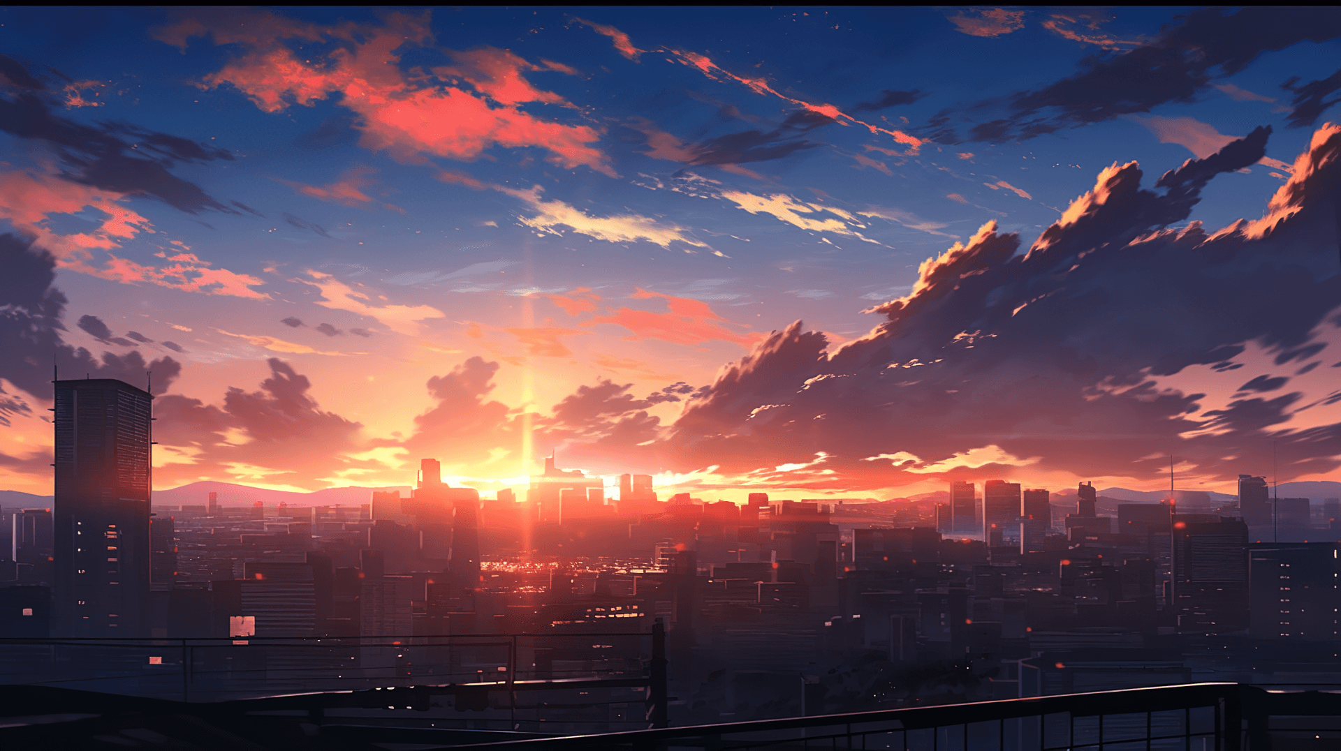 Anime Sunset PC Wallpapers - 4k, HD Anime Sunset PC Backgrounds on ...