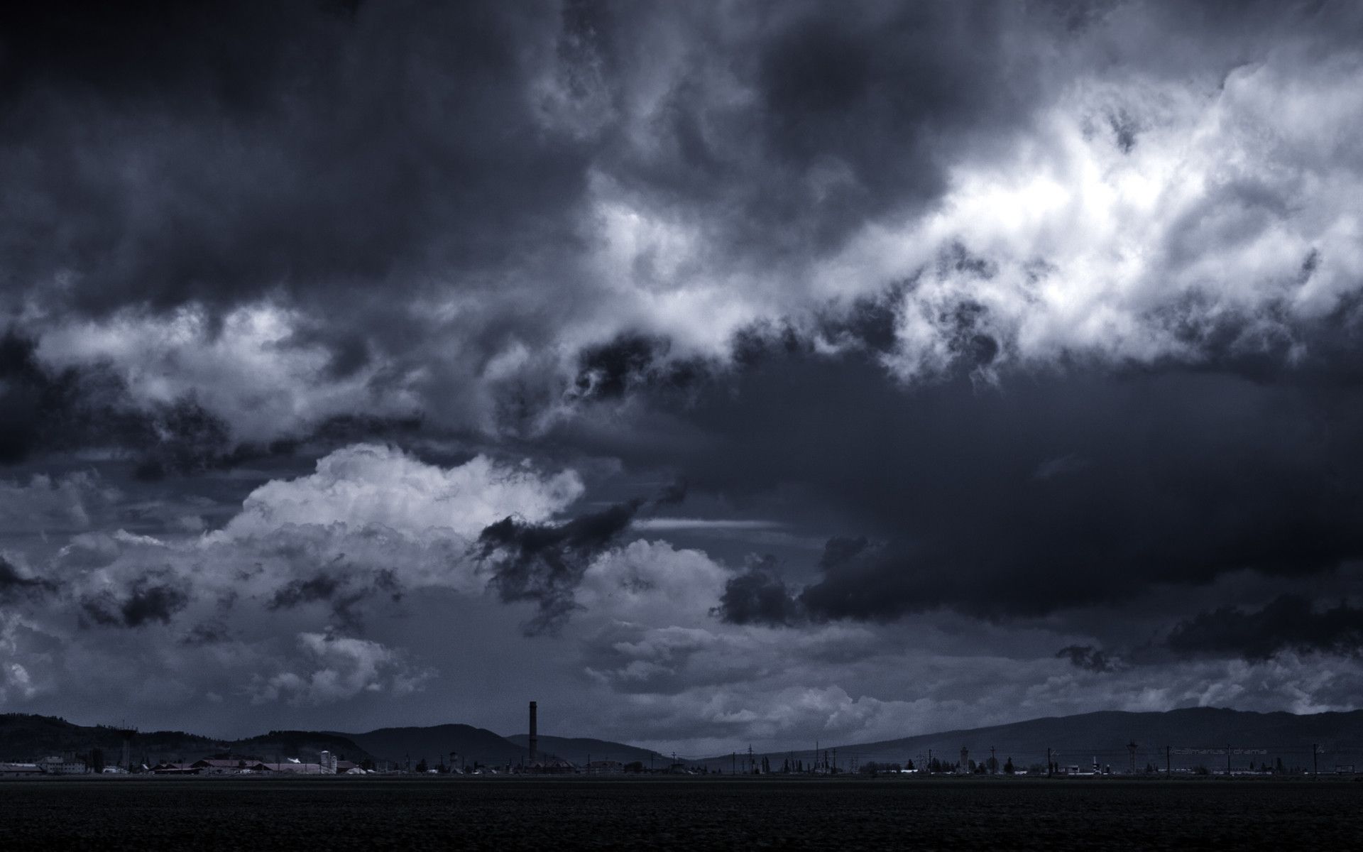 Storm Clouds Ocean Wallpapers 