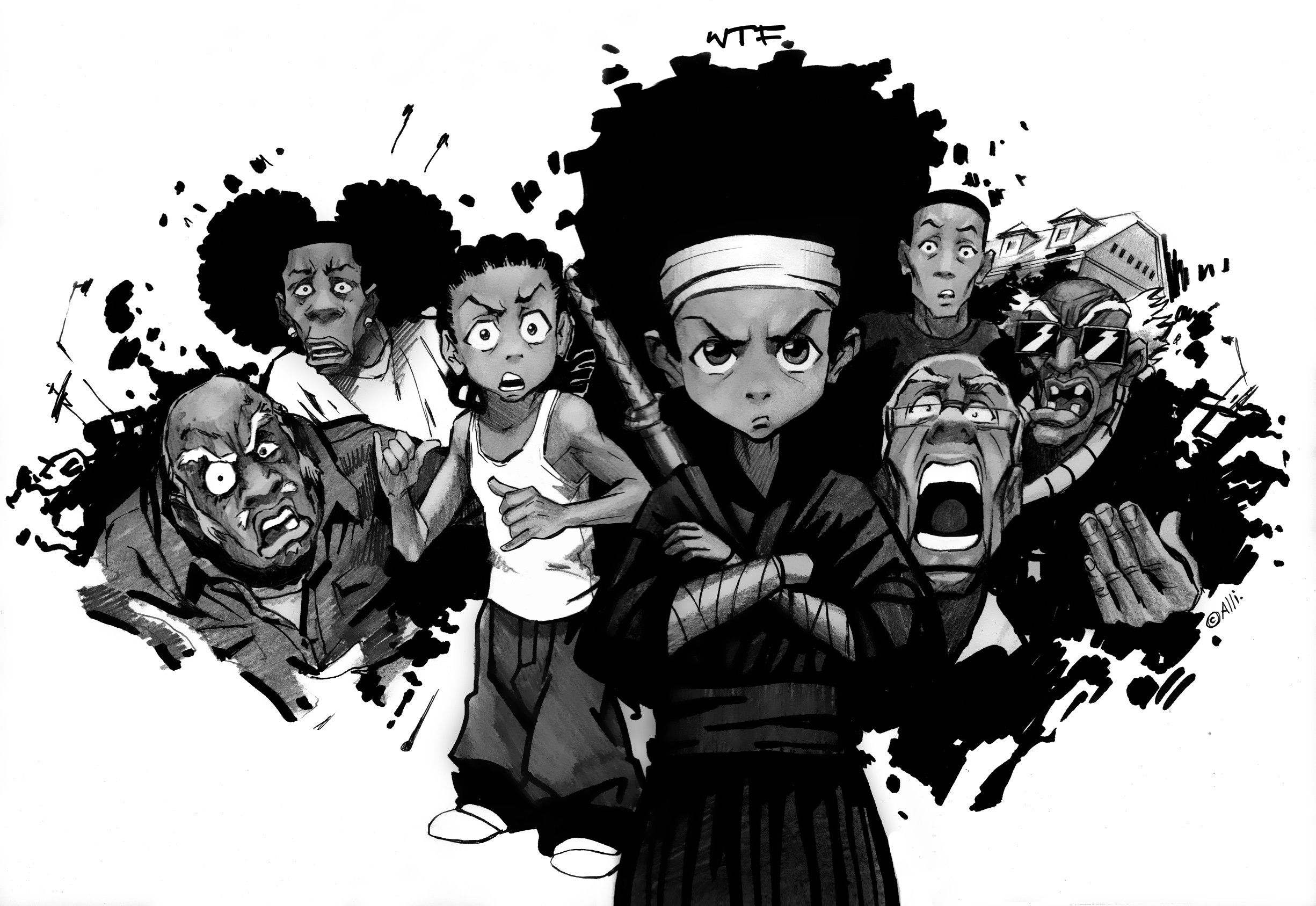 Boondocks Iphone Wallpaper - 9y6bk15