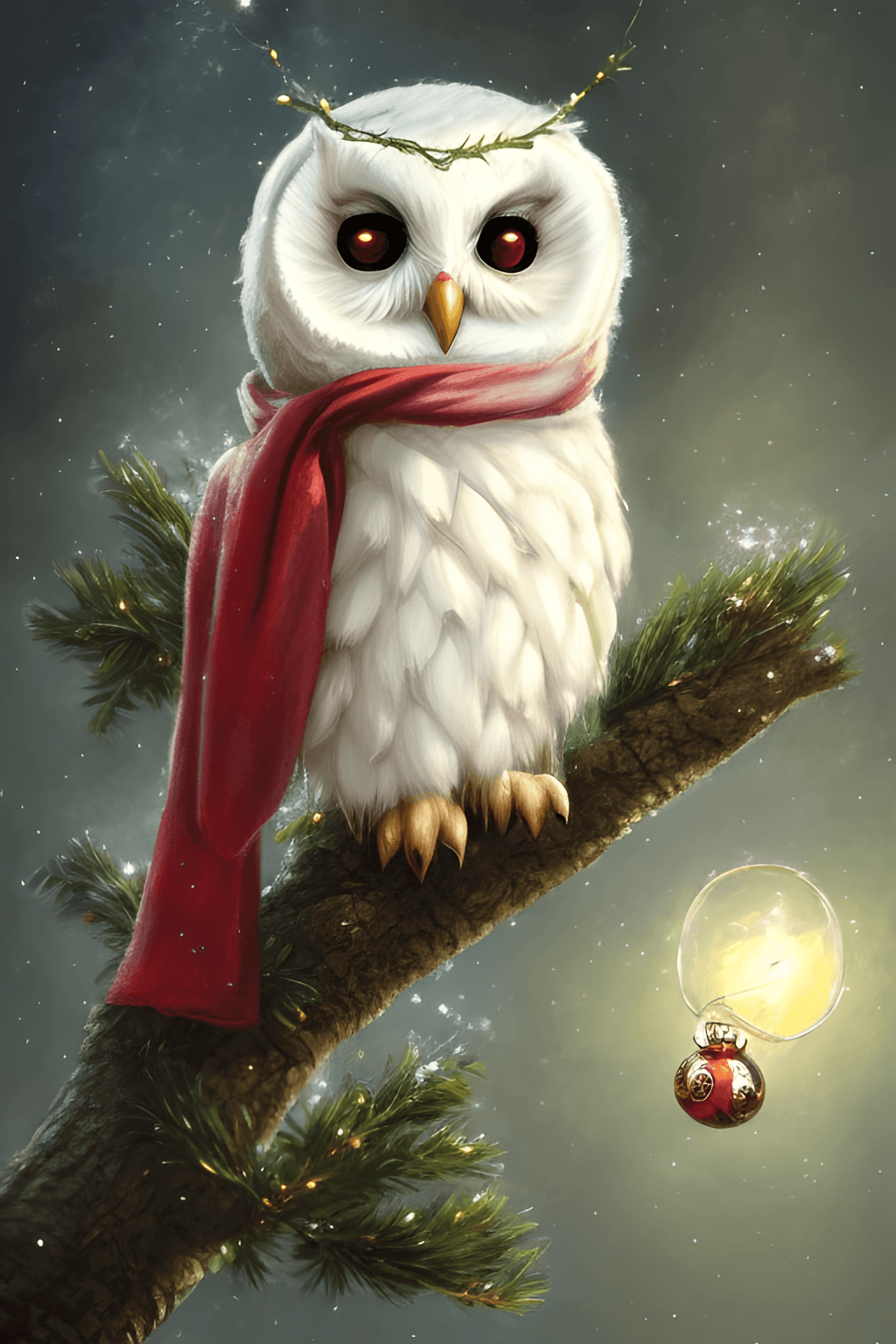 Christmas Owls Wallpapers - 4k, HD Christmas Owls Backgrounds on ...