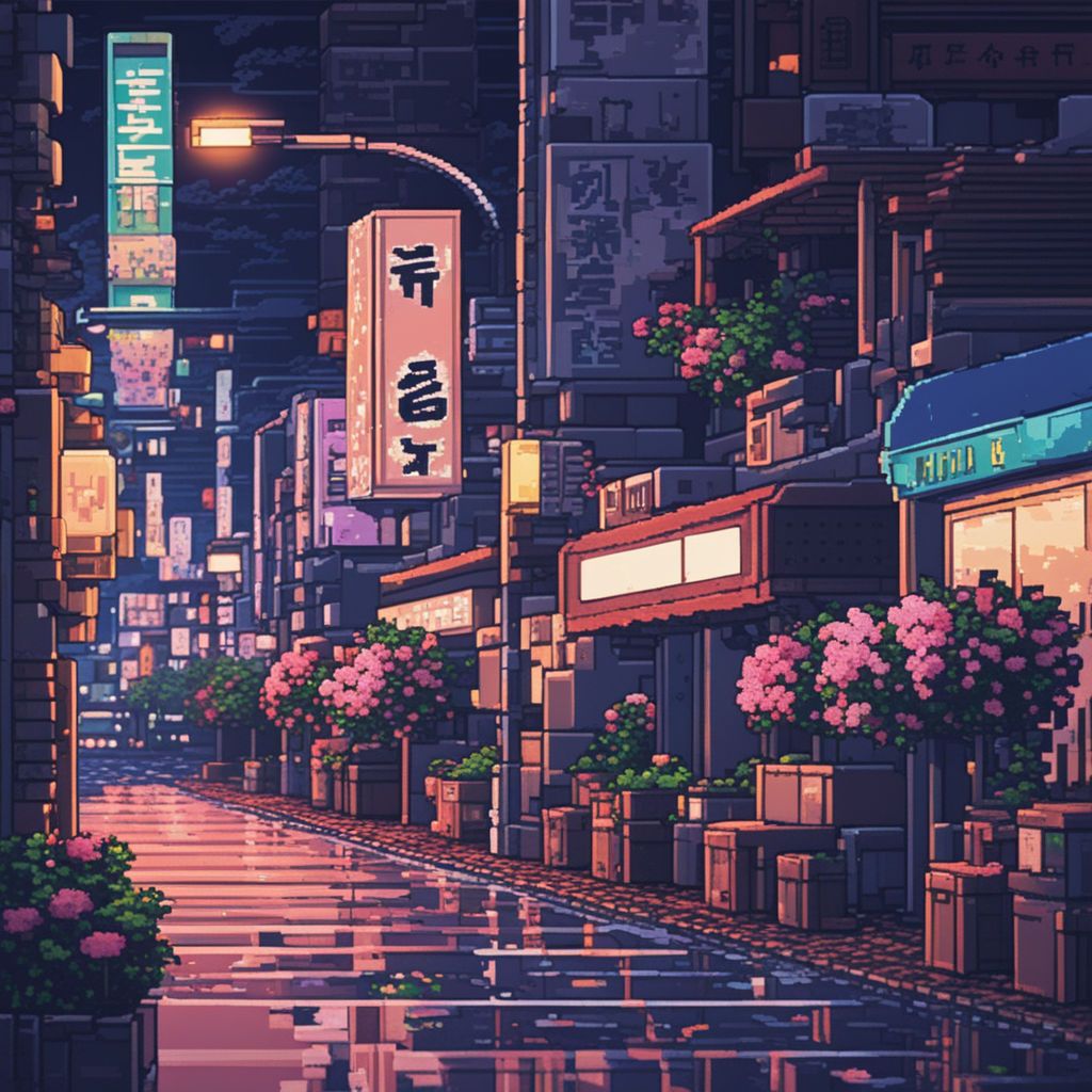 Tokyo Pixel Art Wallpapers - 4k, HD Tokyo Pixel Art Backgrounds on ...