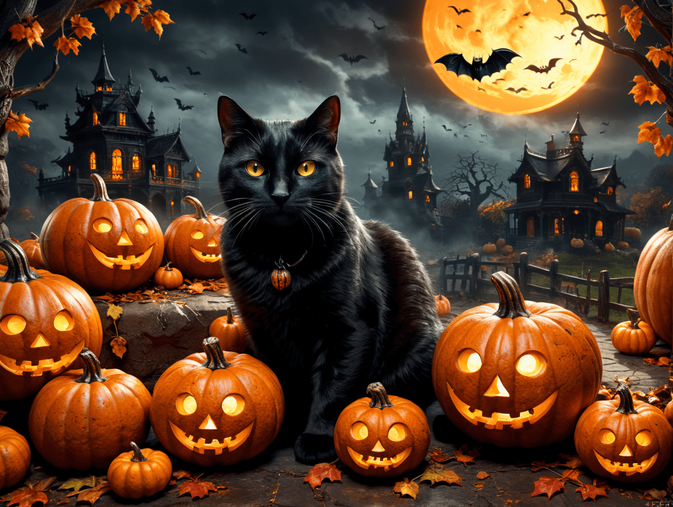 Halloween Kittens Wallpapers - 4k, HD Halloween Kittens Backgrounds on ...