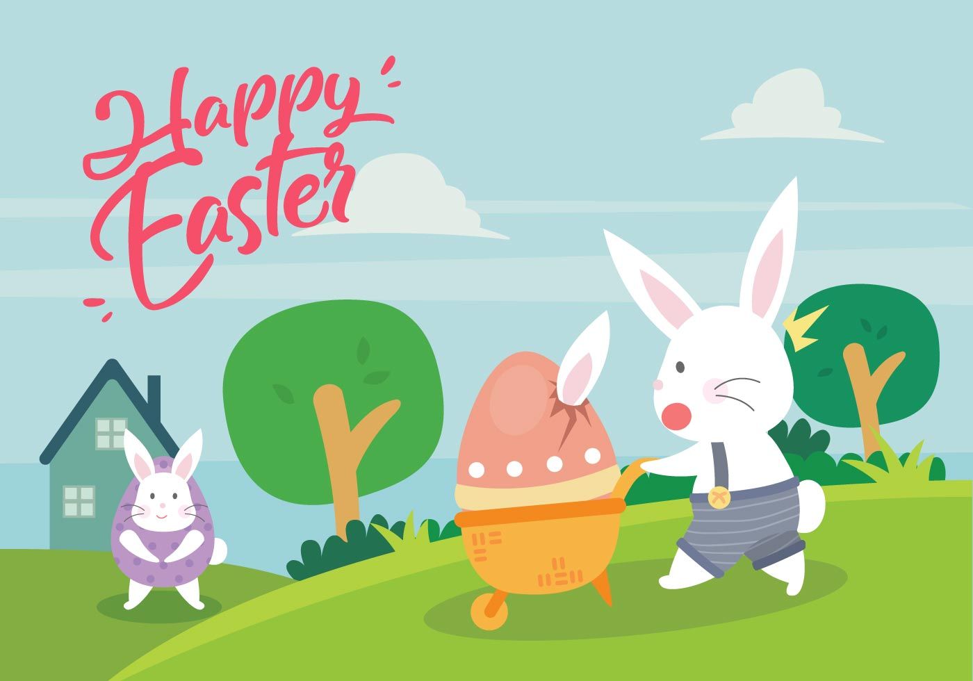 Happy easter перевод с английского на русский. Пасха cartoon. Плакат Happy Easter. Пасха обои кролик. Easter cartoon for Kids.