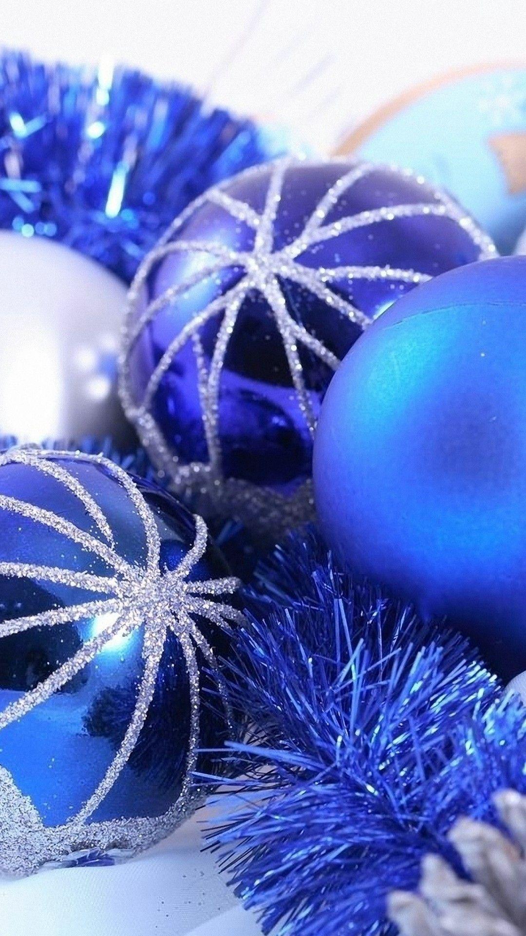 Blue Christmas Ornaments Wallpapers - 4k, HD Blue Christmas Ornaments ...