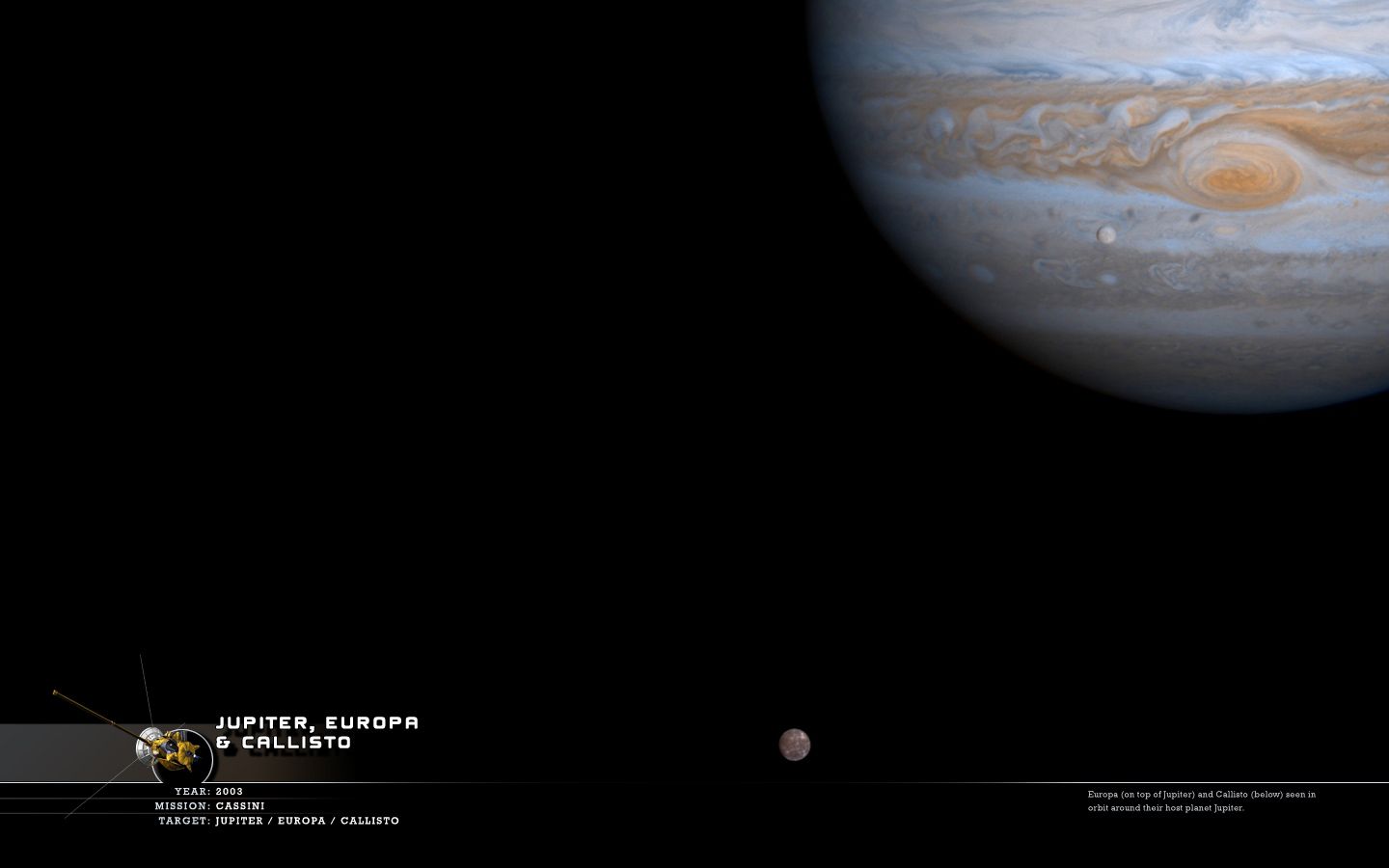 1440x900 Wallpapers: Jupiter and Moons — Wanderingspace Wallpaper