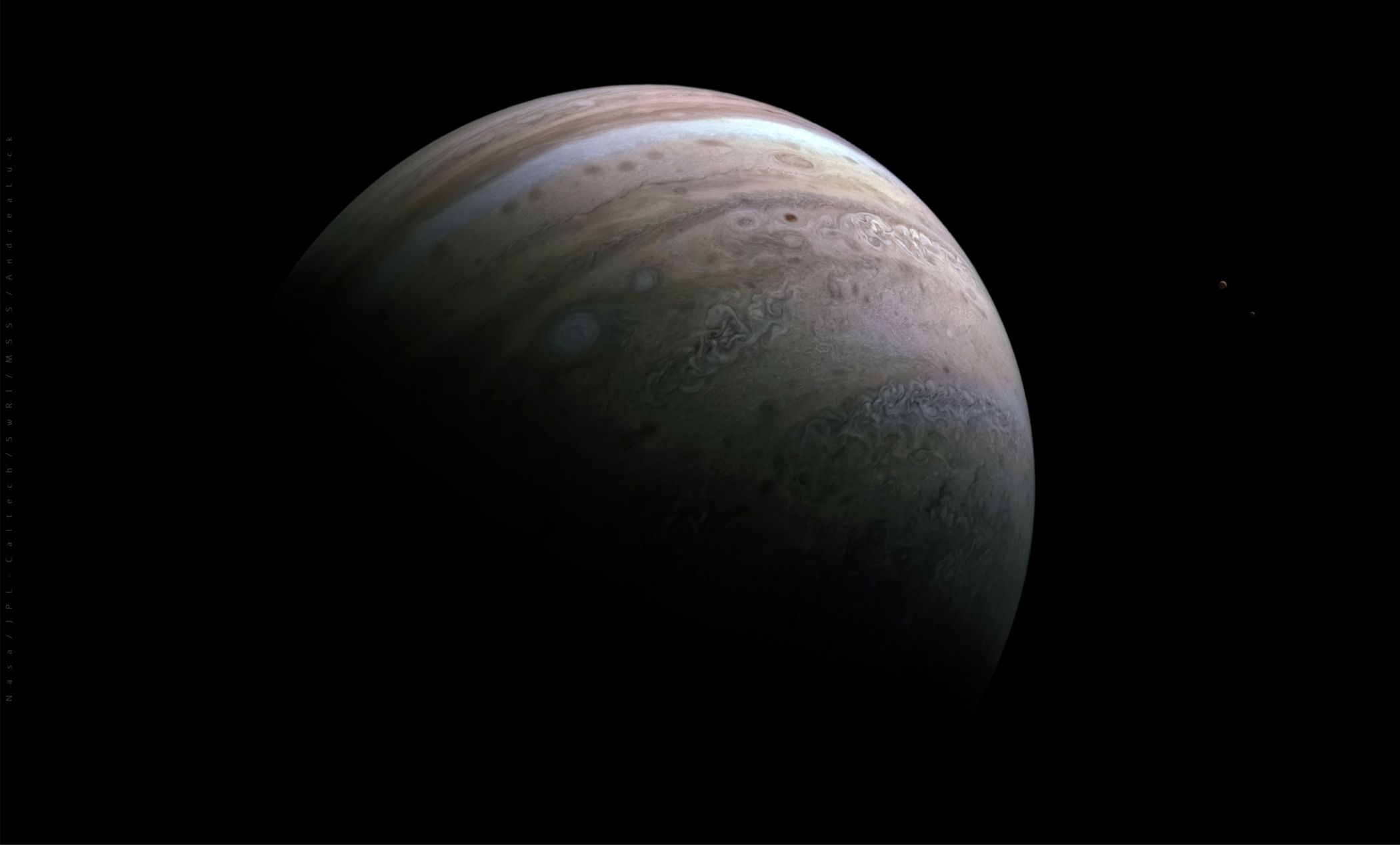 2100x1268 Juno Spacecraft Captures Jupiter's Moons Io and Europa During 39th Flyby -  Science Wallpaper