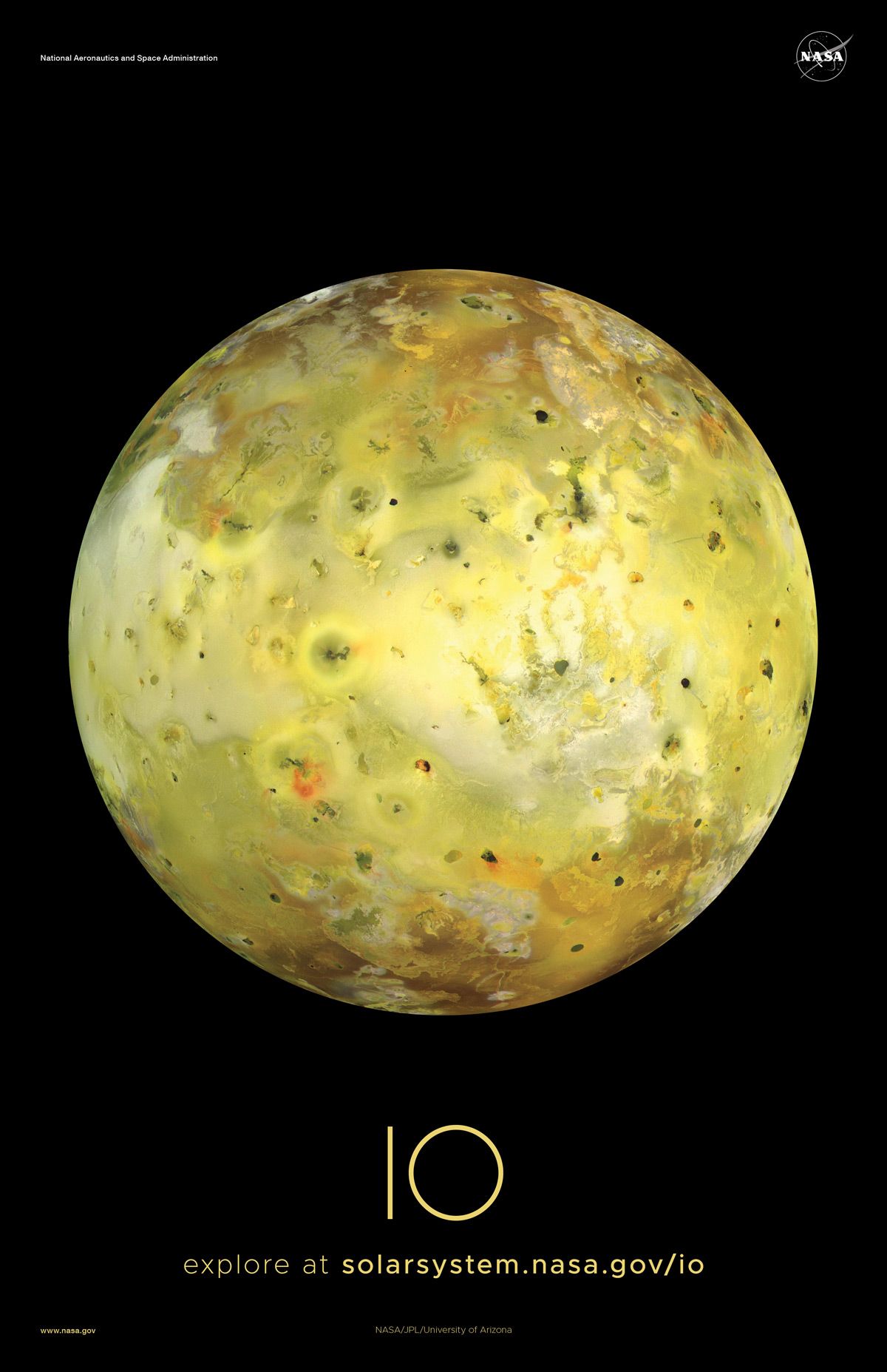 1200x1855 Jupiter's Moon Io Poster - Version A - NASA Science Wallpaper