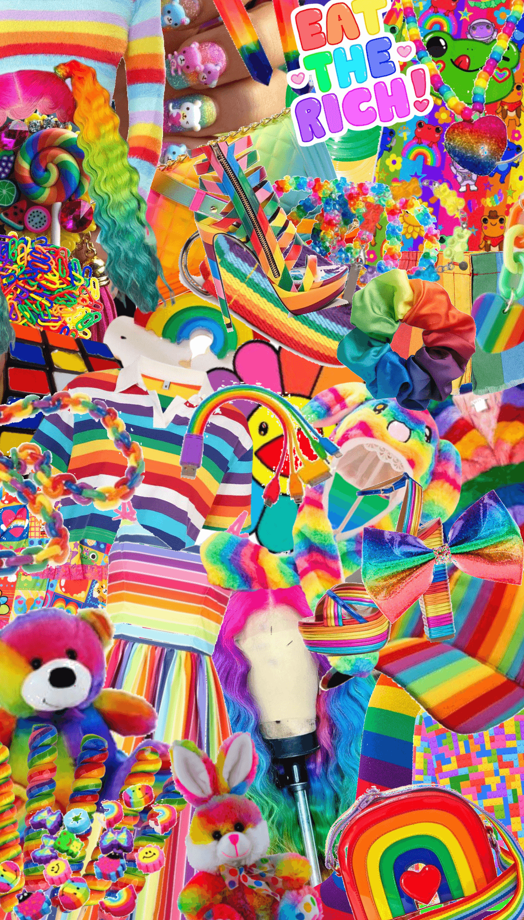 Rainbow Candy Wallpapers - 4k, HD Rainbow Candy Backgrounds on WallpaperBat