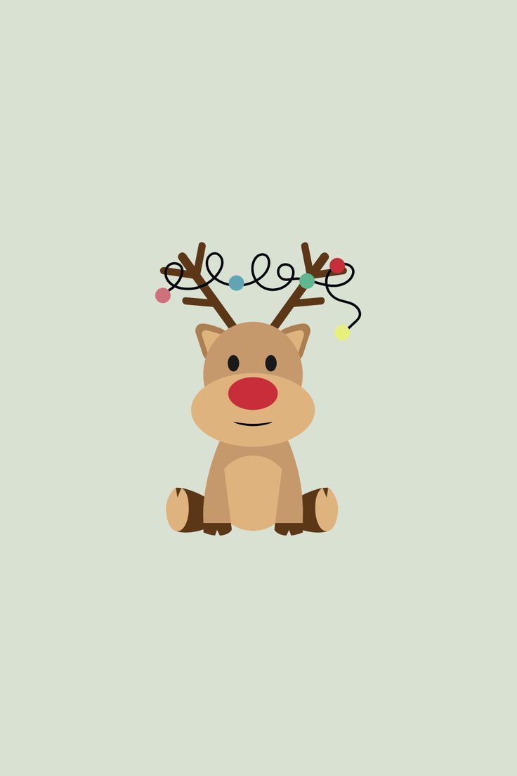 Cute Christmas Reindeer Wallpapers - 4k, HD Cute Christmas Reindeer ...