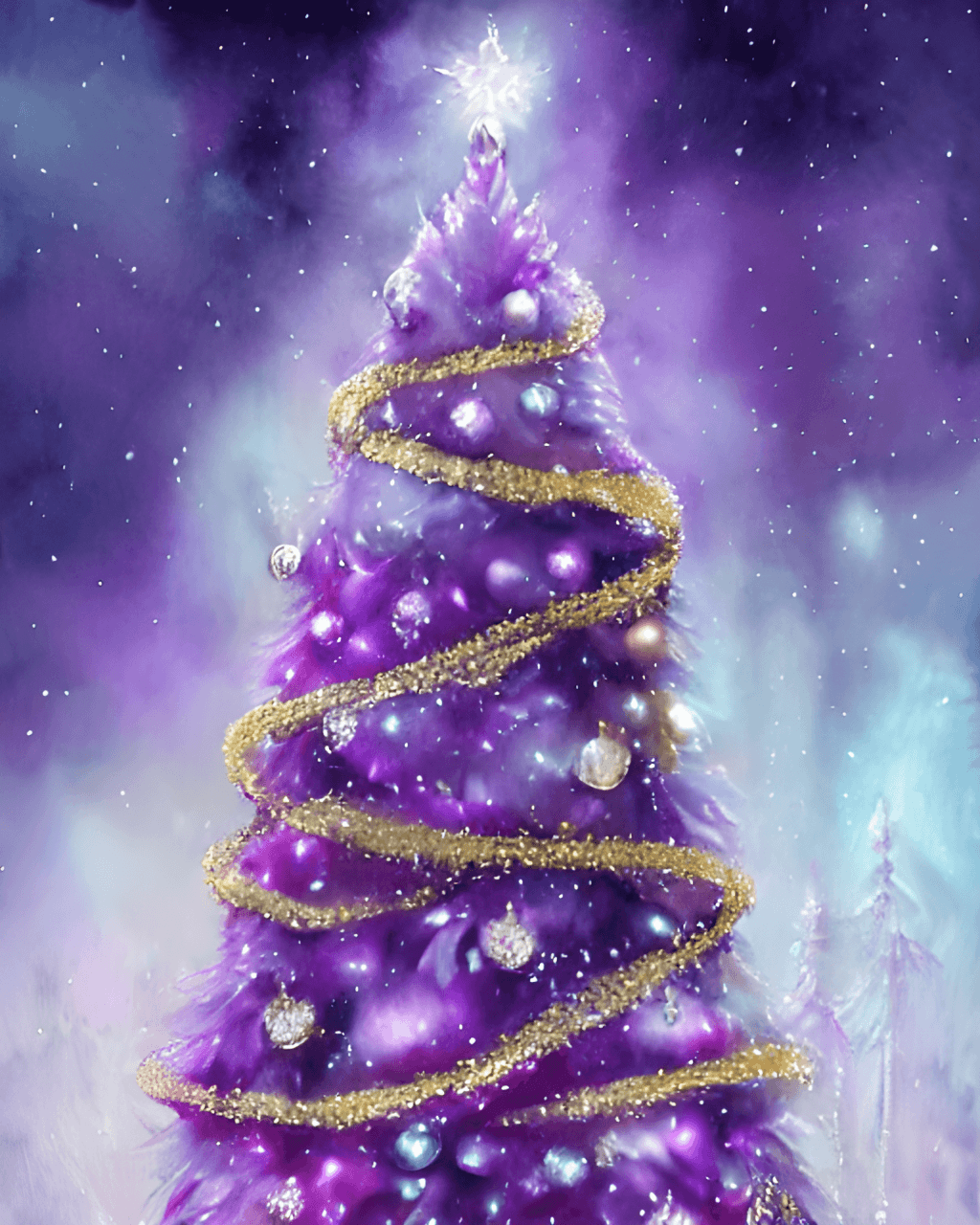 Purple Christmas Wallpapers - 4k, HD Purple Christmas Backgrounds on 