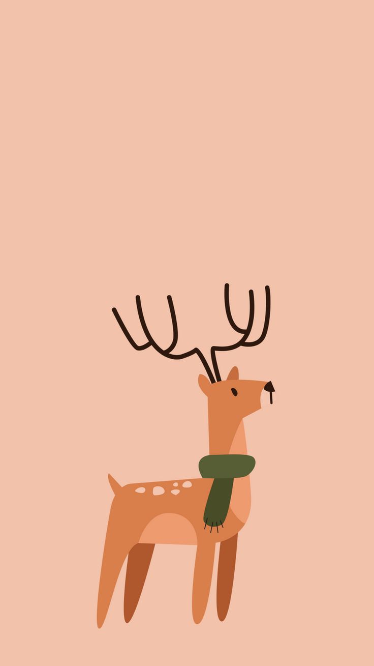 Cute Christmas Reindeer Wallpapers 4k Hd Cute Christmas Reindeer Backgrounds On Wallpaperbat