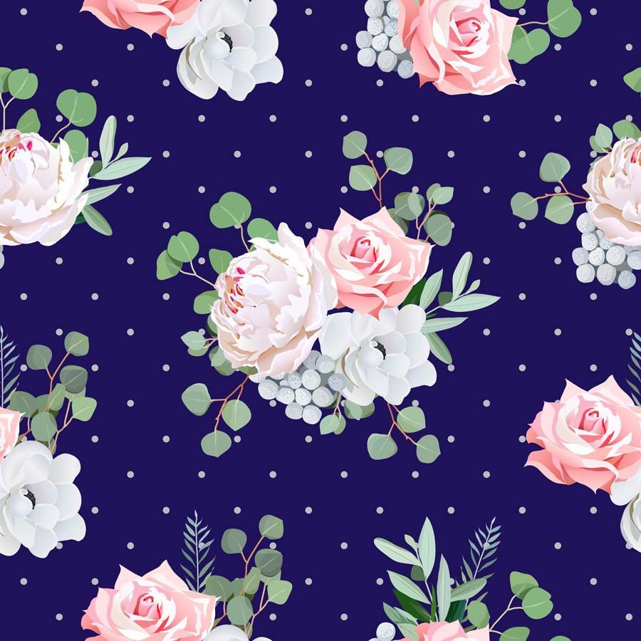 Navy Floral Wallpapers - 4k, HD Navy Floral Backgrounds on WallpaperBat