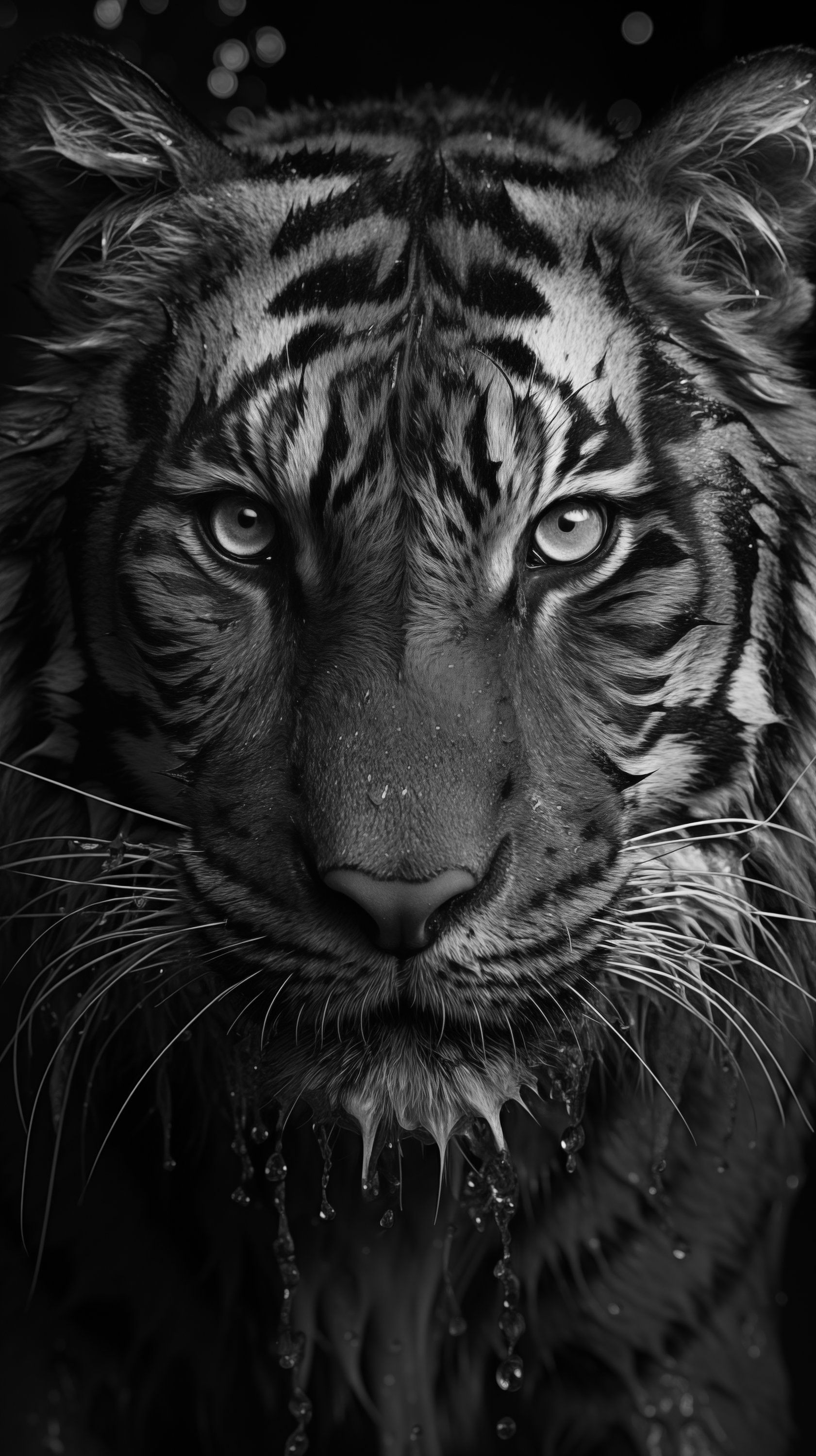 Black and White Tiger Wallpapers - 4k, HD Black and White Tiger ...