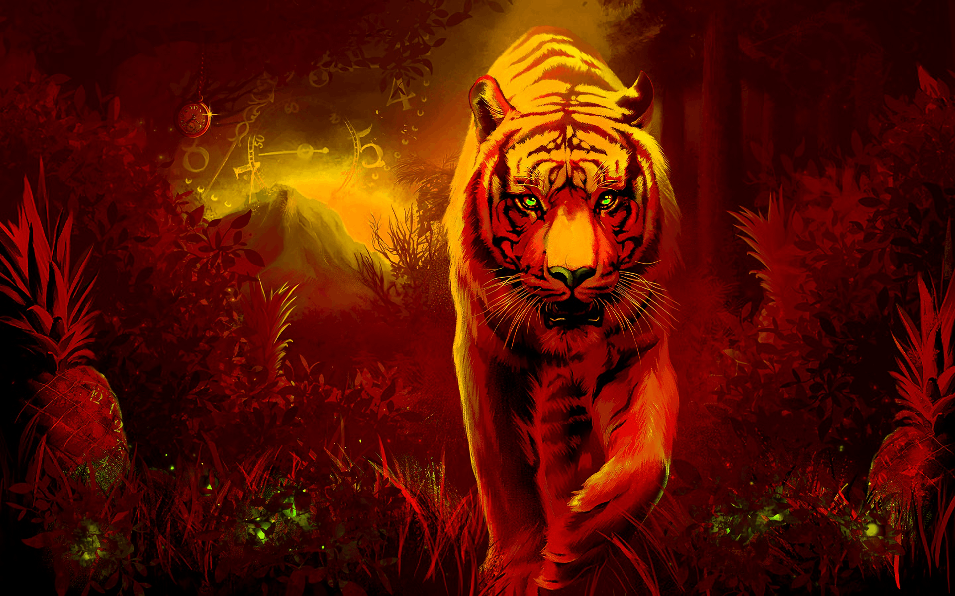 Red Tiger Wallpapers - 4k, HD Red Tiger Backgrounds on WallpaperBat