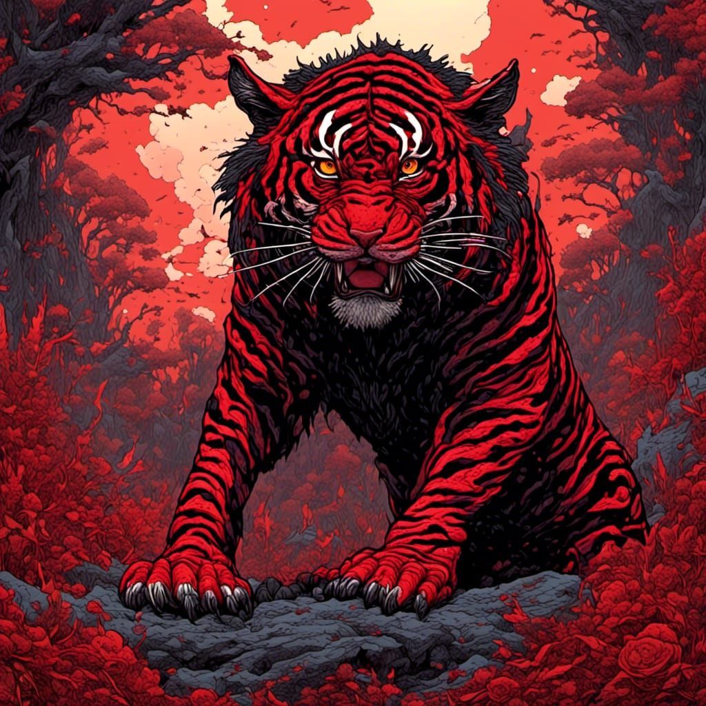 Red Tiger Wallpapers - 4k, HD Red Tiger Backgrounds on WallpaperBat