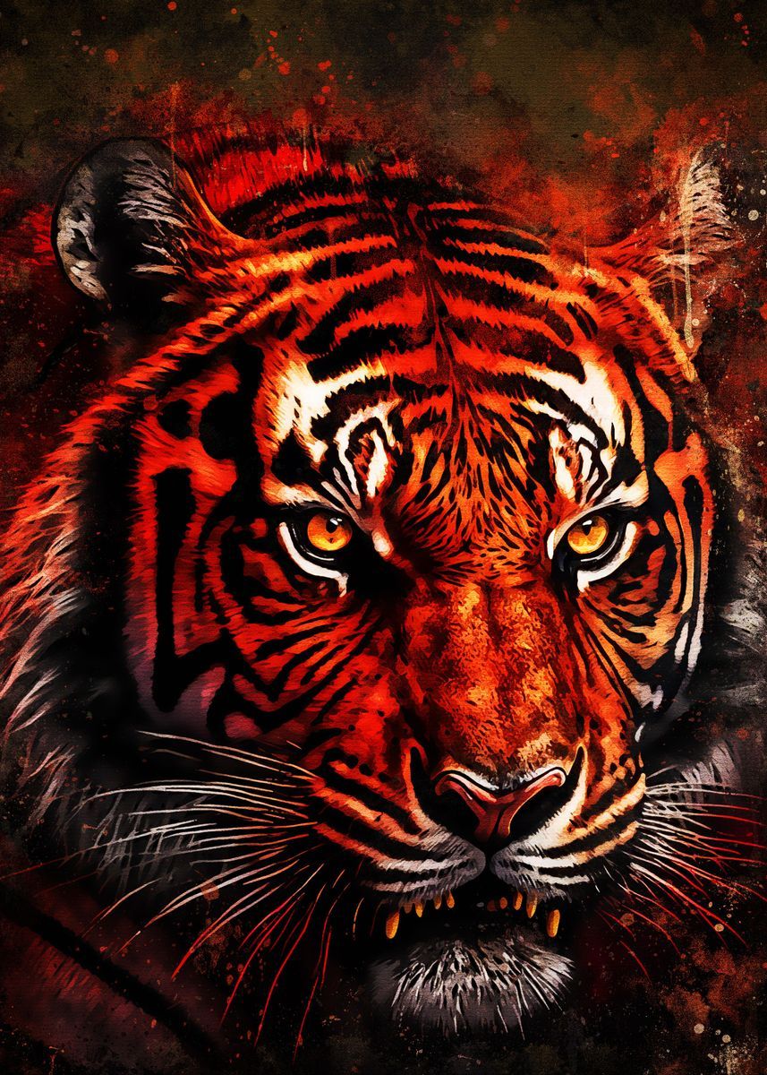 Red Tiger Wallpapers - 4k, HD Red Tiger Backgrounds on WallpaperBat