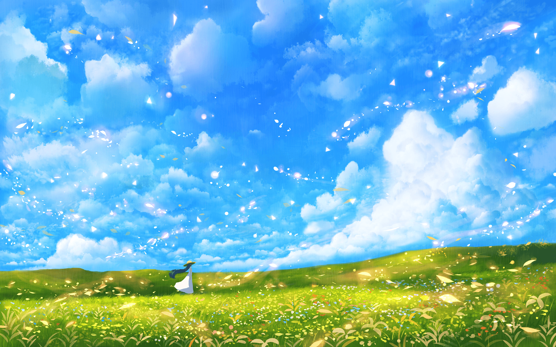 Anime Meadow Wallpapers - 4k, HD Anime Meadow Backgrounds on WallpaperBat