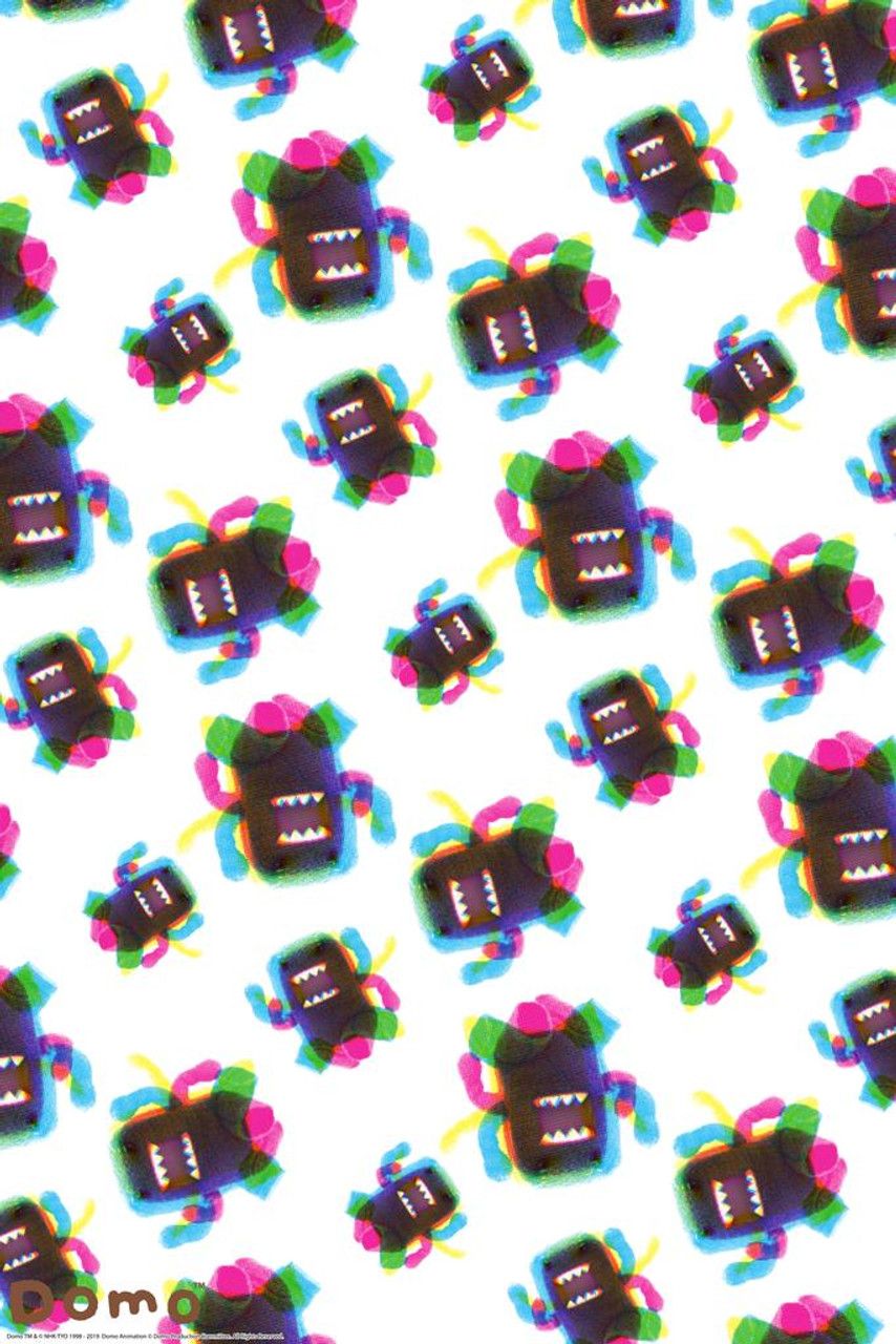 854x1280 Domo CMYK Repeating Pattern Cute ... Wallpaper